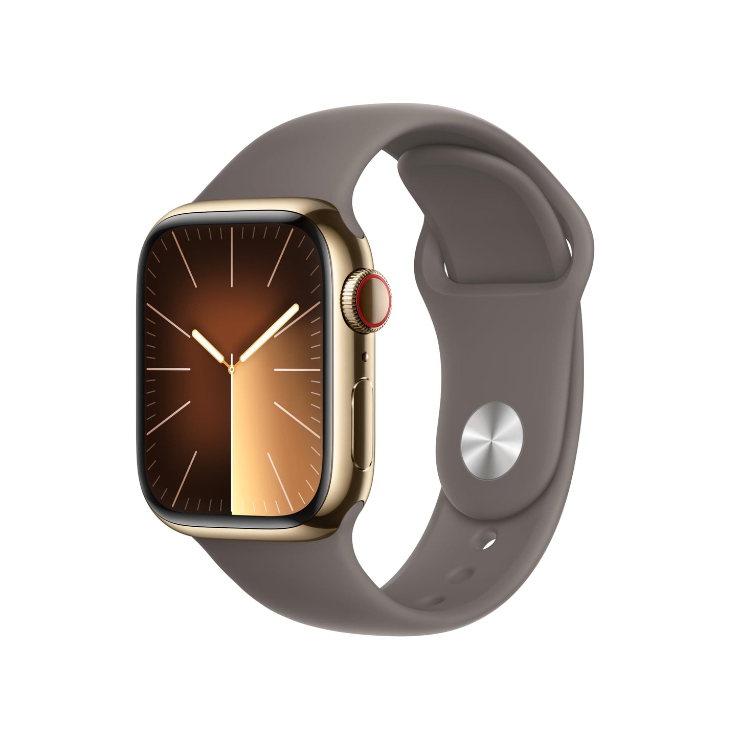 Montre intelligente Apple Watch Series 9 [GPS + Cellular 45 mm] avec boîtier en aluminium argenté avec boucle Sport bleu hiver. Tracker d'activité, applications ECG, écran Retina toujours activé, neutre en carbone 