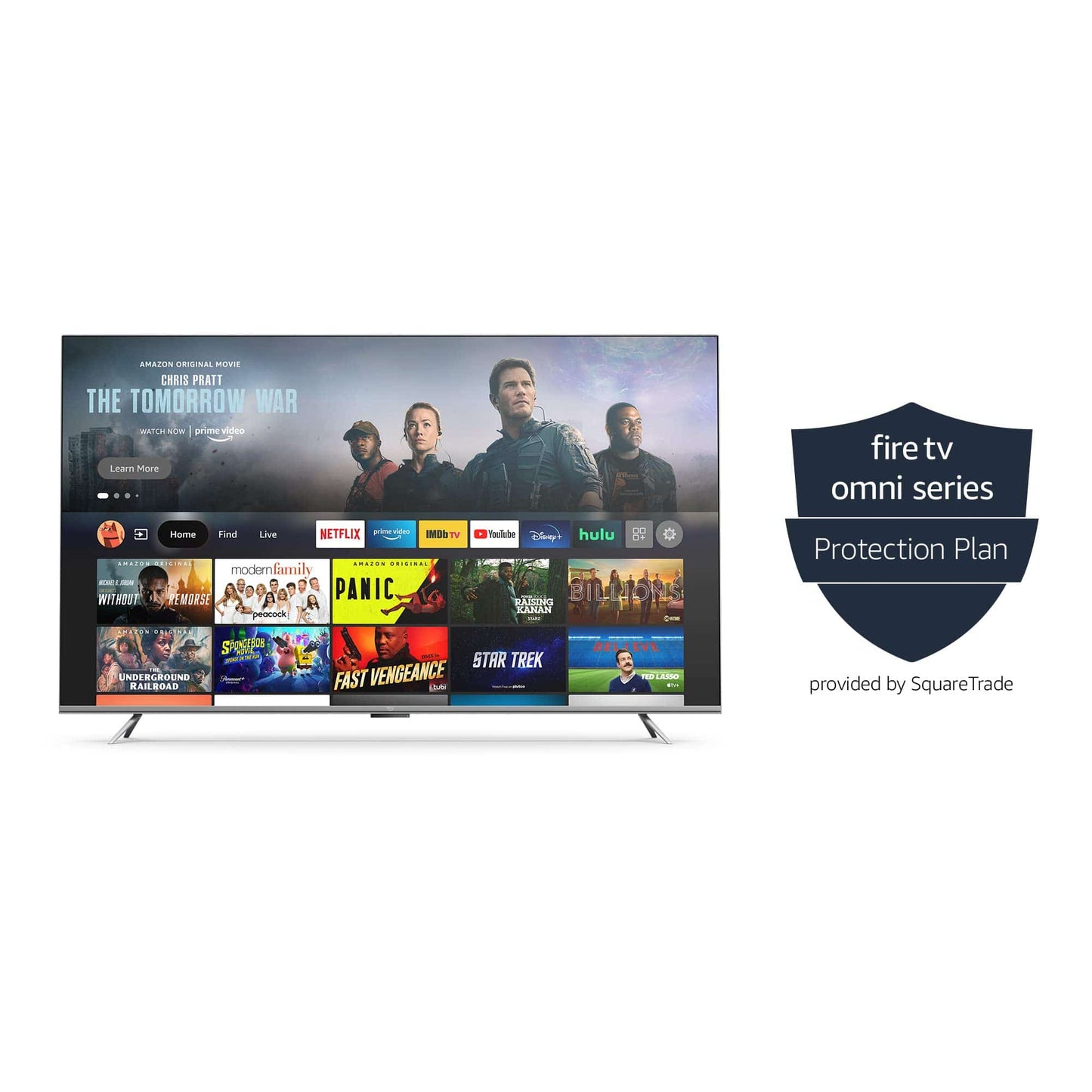 Téléviseur intelligent Amazon Fire TV 75" Omni Series 4K UHD avec Dolby Vision, mains libres avec Alexa