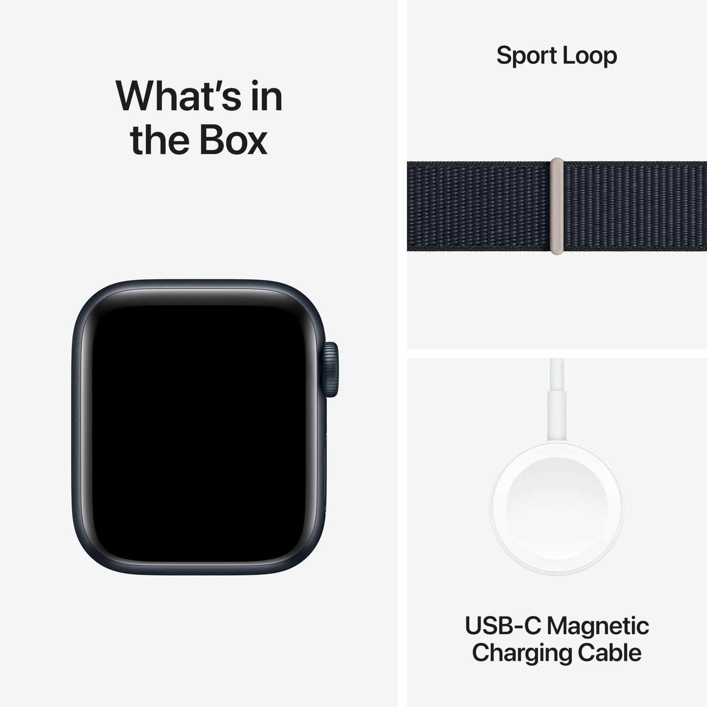 Apple Watch SE (2.ª generación) [GPS 40 mm] Smartwatch con caja de aluminio Midnight y correa deportiva Midnight S/M. Seguimiento de actividad física y sueño, Detección de accidentes, Monitor de frecuencia cardíaca 