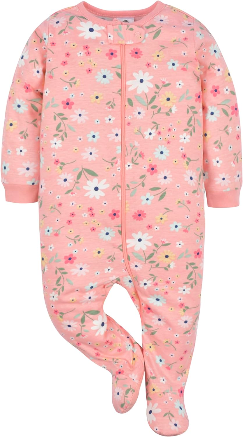 Gerber Baby Girls' 2-Pack Sleep 'N Play Xpress