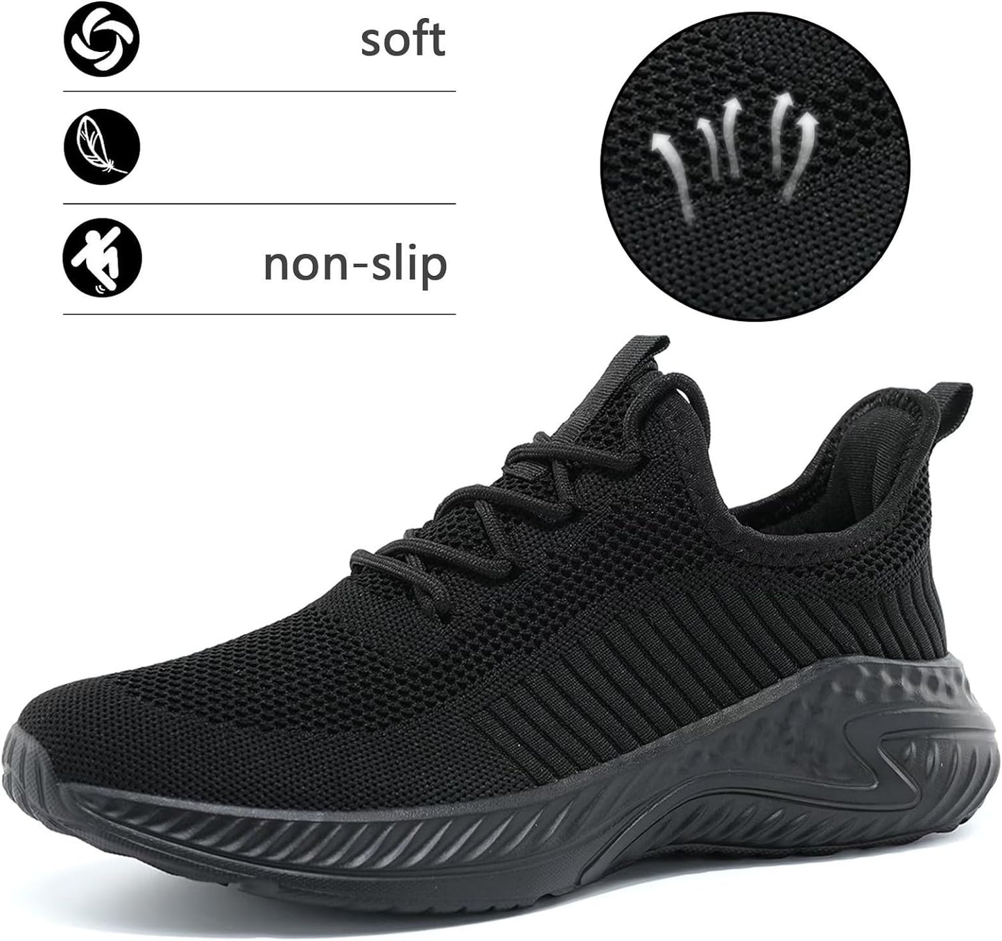 Men's Walking Shoes Lightweight Casual Working Jogging Outdoor Shoe Fashion Sports Athletic Shoes Xpress