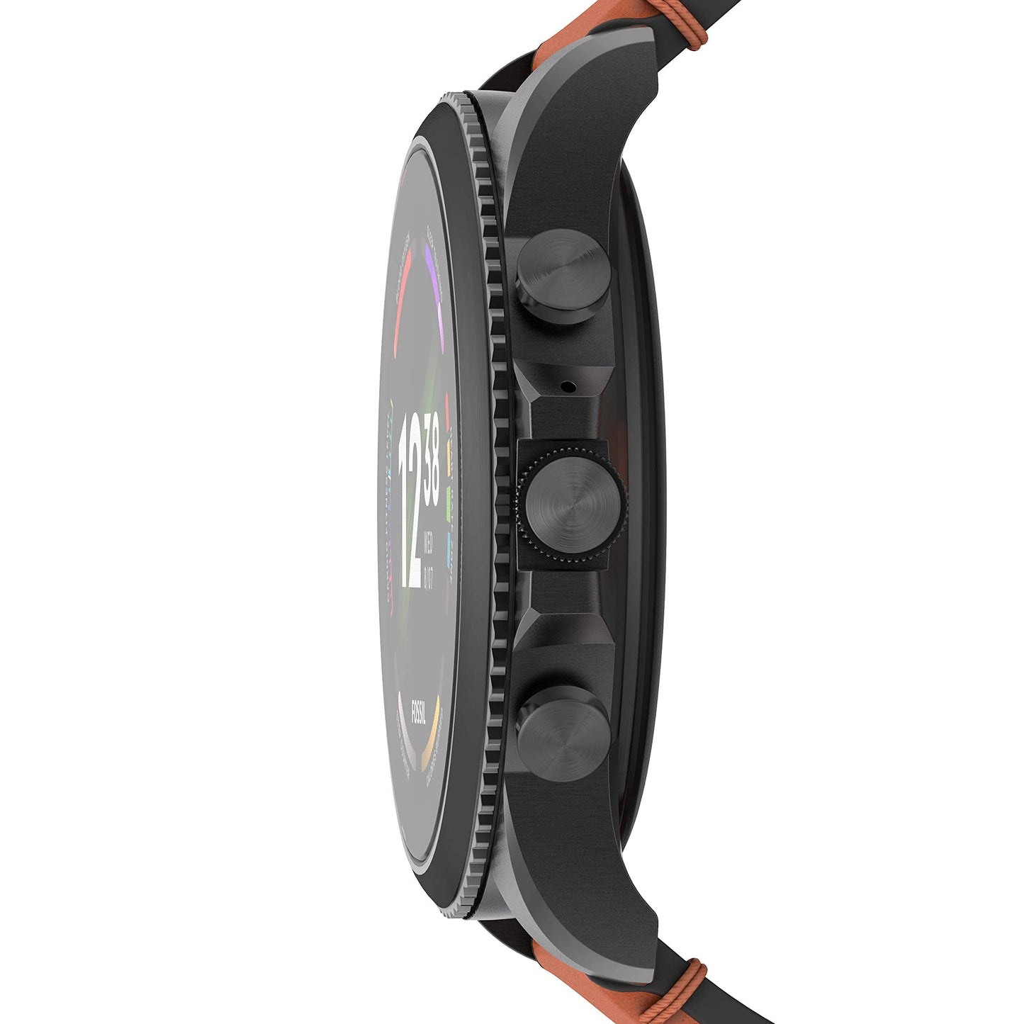 Fossil Gen 6 Reloj inteligente con pantalla táctil de 44 mm para hombres con Alexa incorporado, rastreador de ejercicios, rastreador de actividad, rastreador de sueño, GPS, altavoz, control de música, notificaciones de teléfonos inteligentes