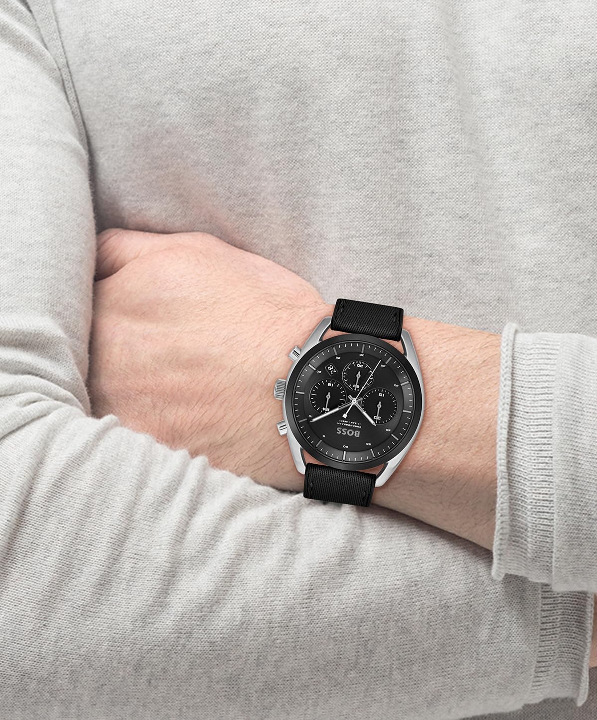 Reloj cronógrafo de cuarzo para hombre BOSS - Moderno - Resistente al agua 