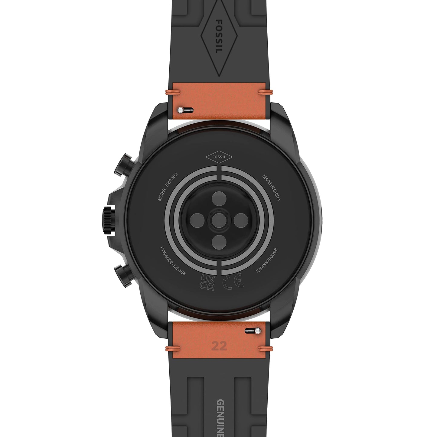 Fossil Gen 6 Reloj inteligente con pantalla táctil de 44 mm para hombres con Alexa incorporado, rastreador de ejercicios, rastreador de actividad, rastreador de sueño, GPS, altavoz, control de música, notificaciones de teléfonos inteligentes