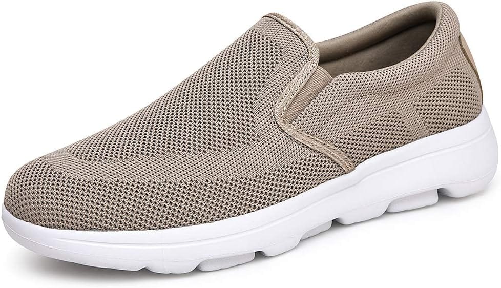 TIOSEBON Men's Mesh Slip On Walking Shoes Loafers-Comfortable Lightweight Work Drving Tennis Shoes Xpress