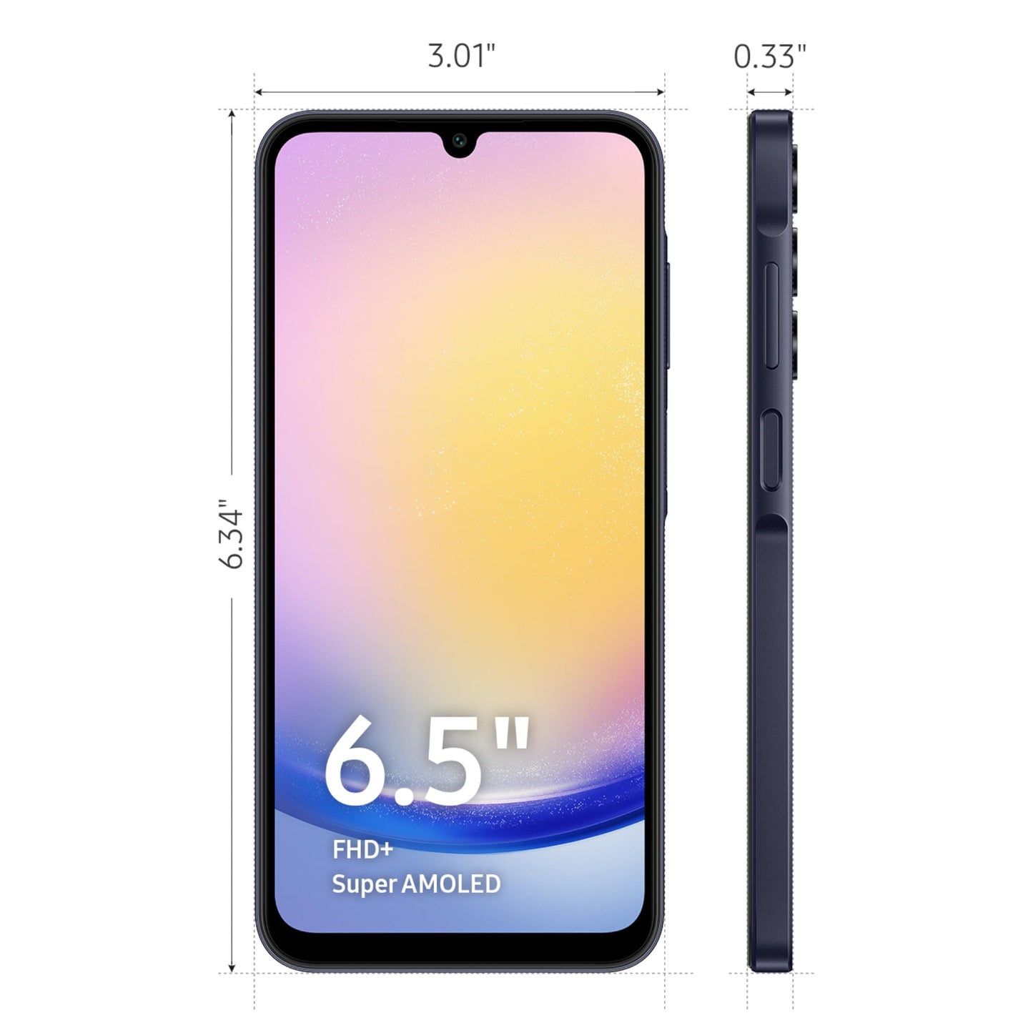 SAMSUNG Galaxy A35 5G A Series Téléphone portable, smartphone Android débloqué 128 Go, écran AMOLED, système avancé à triple caméra, stockage extensible, design robuste, version américaine, 2024, superbe lilas 