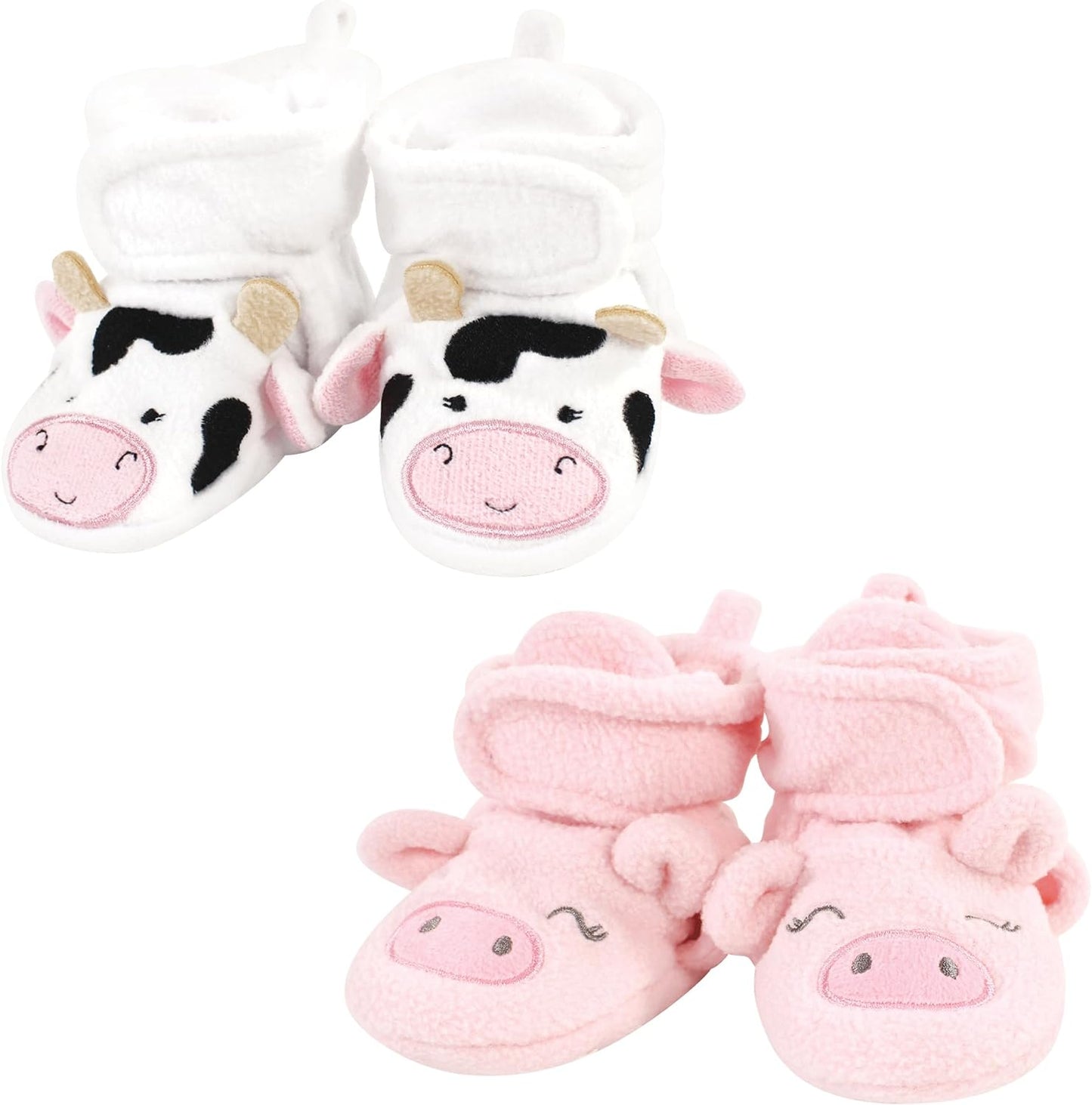 Hudson Baby Unisex-Child Cozy Fleece Booties Slipper Sock Xpress