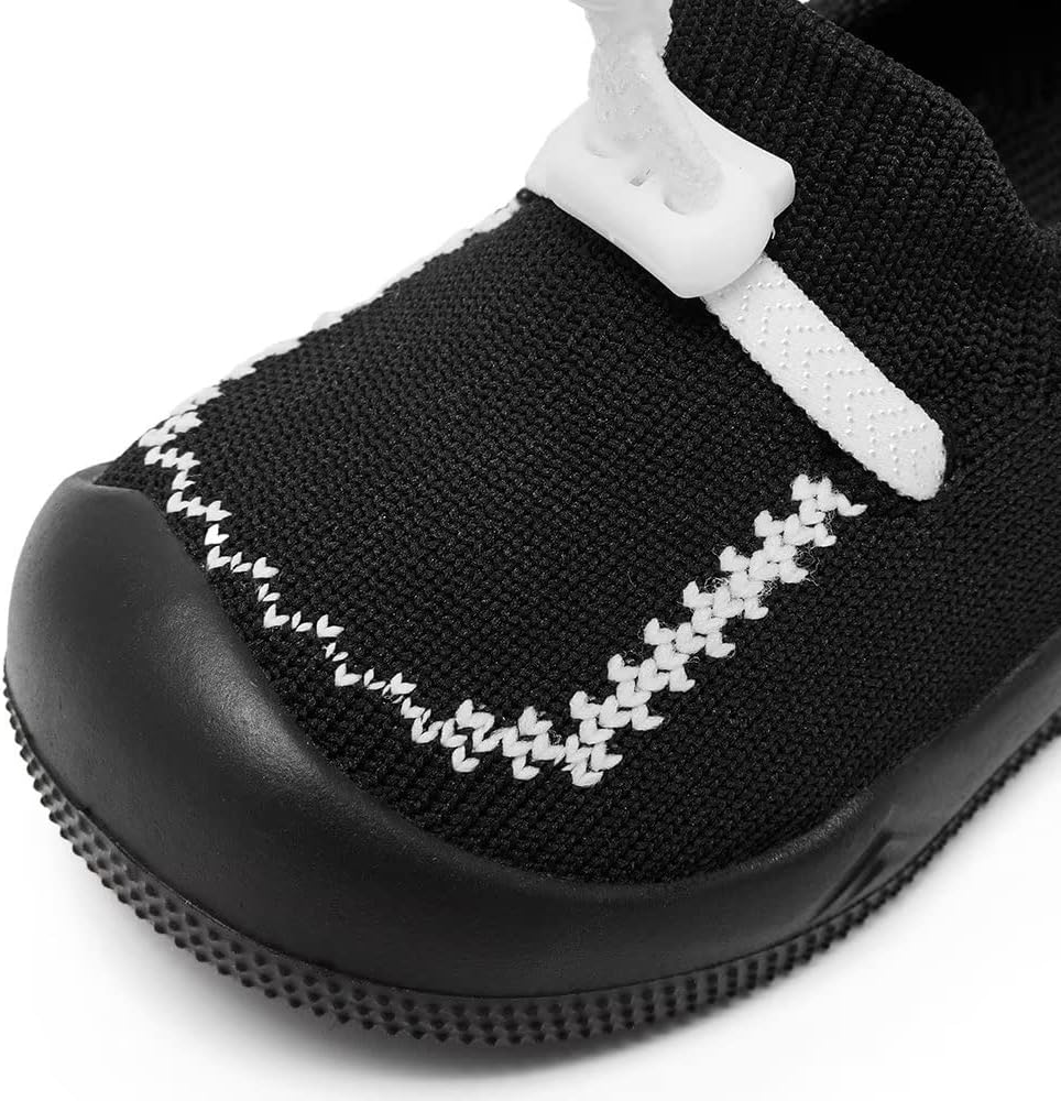 Eashi Baby Boy Girl Non-Skid Indoor Infant Walking Shoes Breathable Warm Elastic Sock Shoes with Memory Sole Protect Toes Outdoor Sneakers Xpress