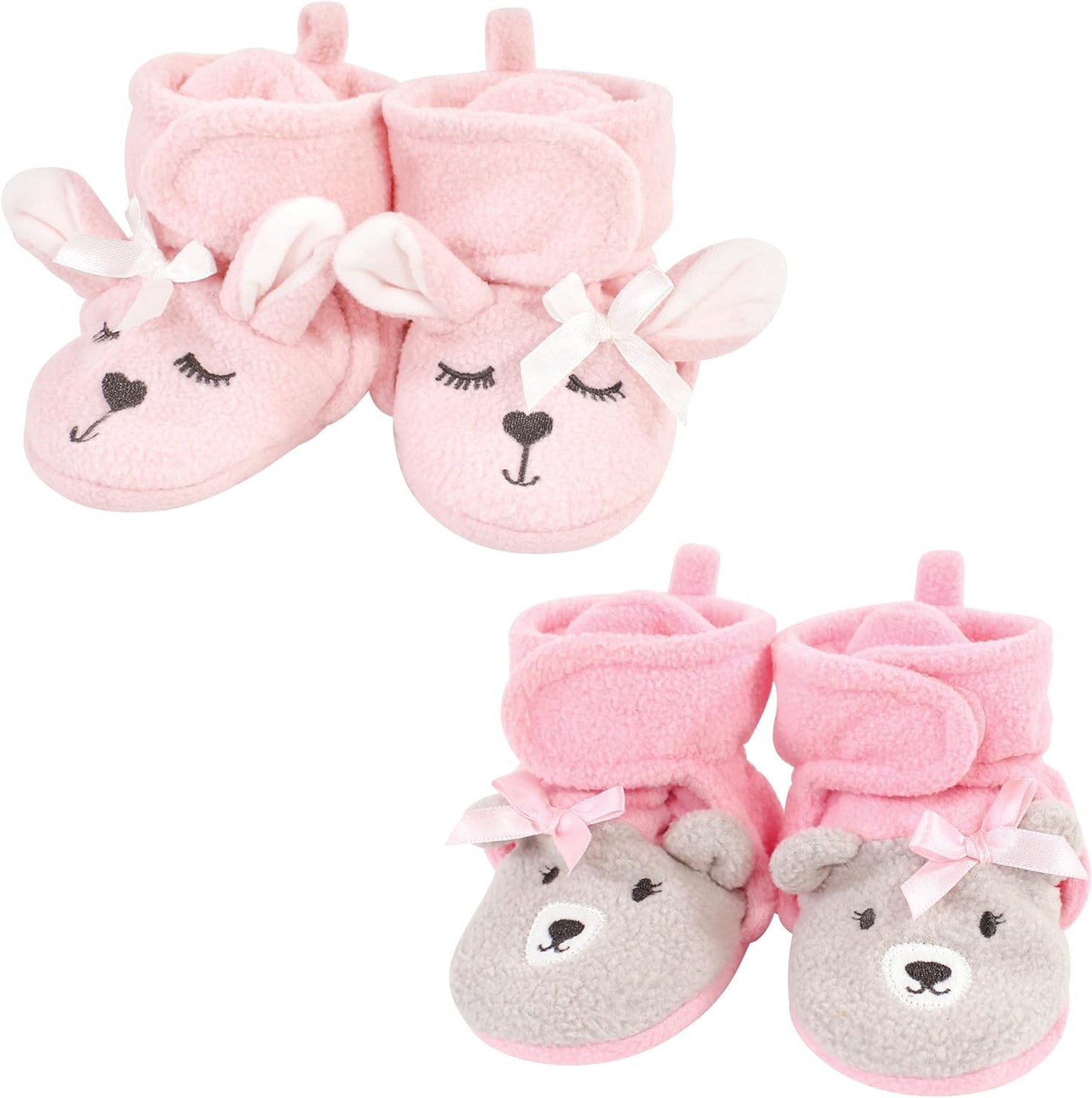 Hudson Baby Unisex-Child Cozy Fleece Booties Slipper Sock Xpress