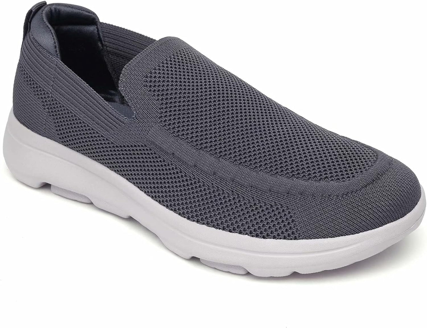 konhill Men's Breathable Walking Shoes - Tennis Casual Slip on Athletic Sneakers Xpress