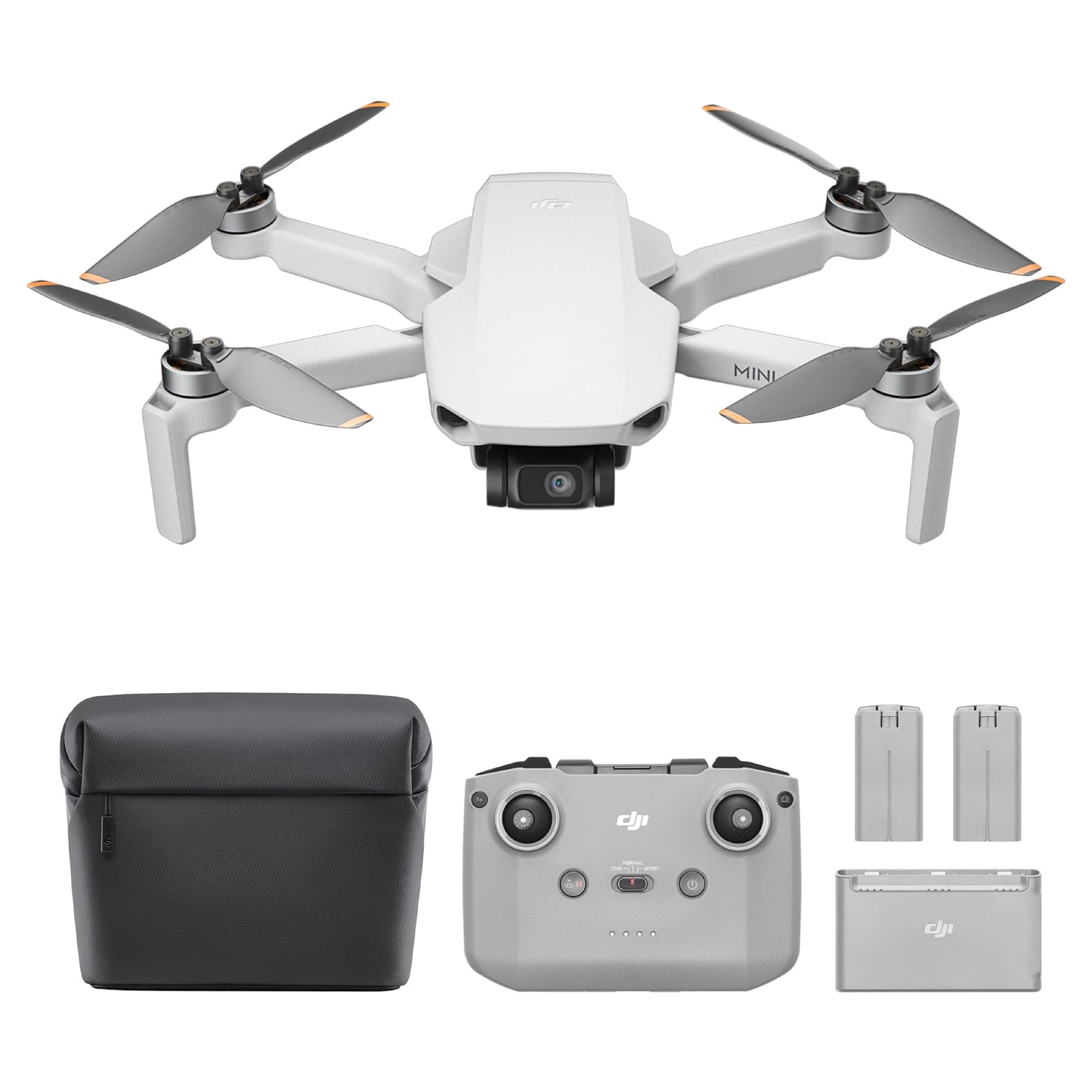 DJI Mini 2 SE, Mini Drone ligero con vídeo QHD, Transmisión de vídeo máxima de 10 km, Tiempo de vuelo de 31 min, Menos de 249 g, Retorno automático a casa, Drone Gimbal de 3 ejes con EIS, Drone con cámara para principiantes 