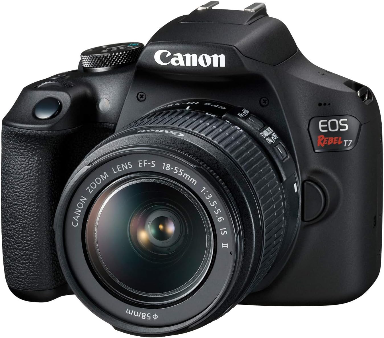 Canon EOS Rebel T7 DSLR Camera with 18-55mm Lens | Built-in Wi-Fi | 24.1 MP CMOS Sensor | DIGIC 4+ Image Processor and Full HD Videos Xpress