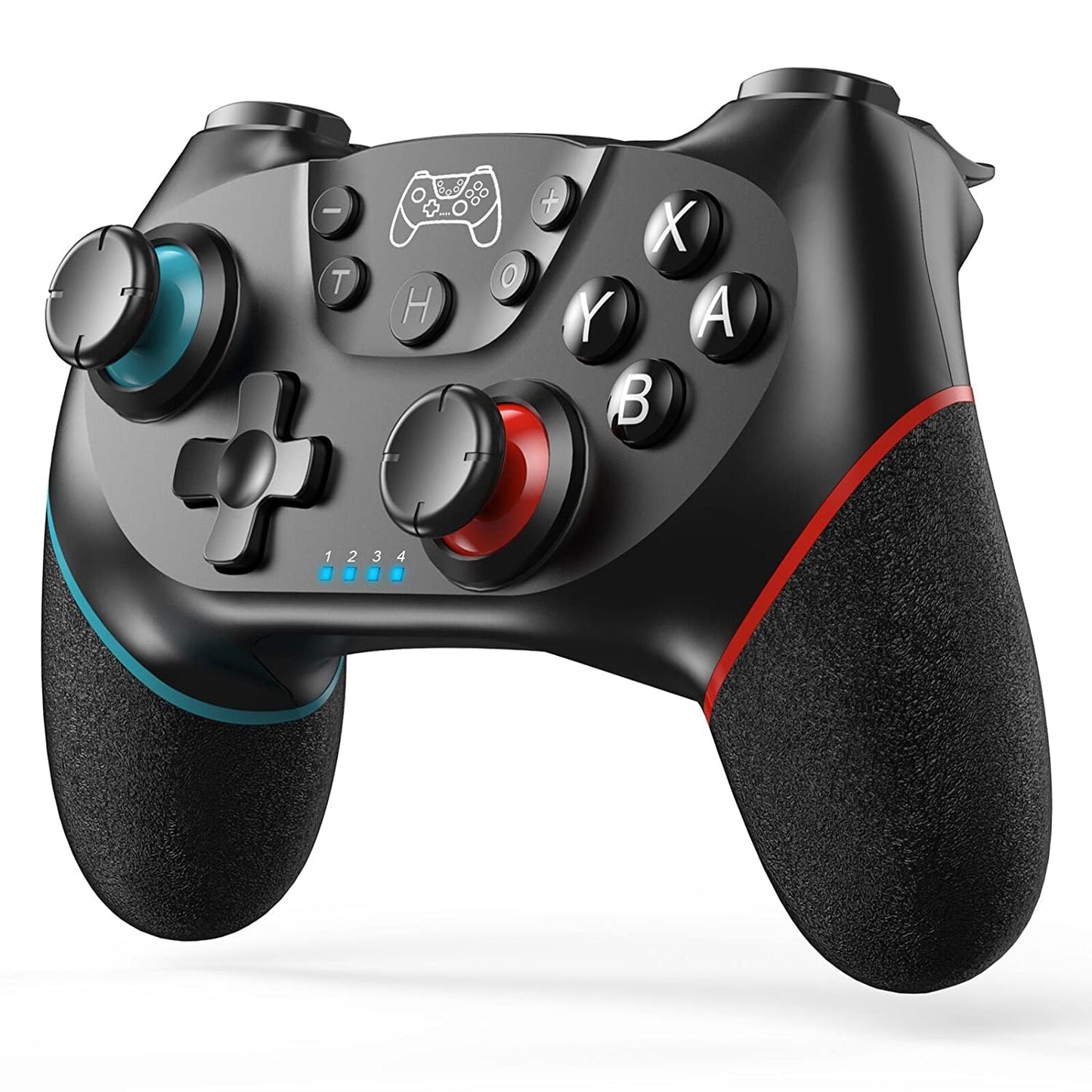 Diswoe Contrôleur sans fil amélioré pour Switch/Lite/OLED Pro Contrôleur pour Switch Remote Joystick Gamepad Prend en charge le réveil, l'axe gyroscopique, le turbo, la double vibration et la fonction de capture d'écran 