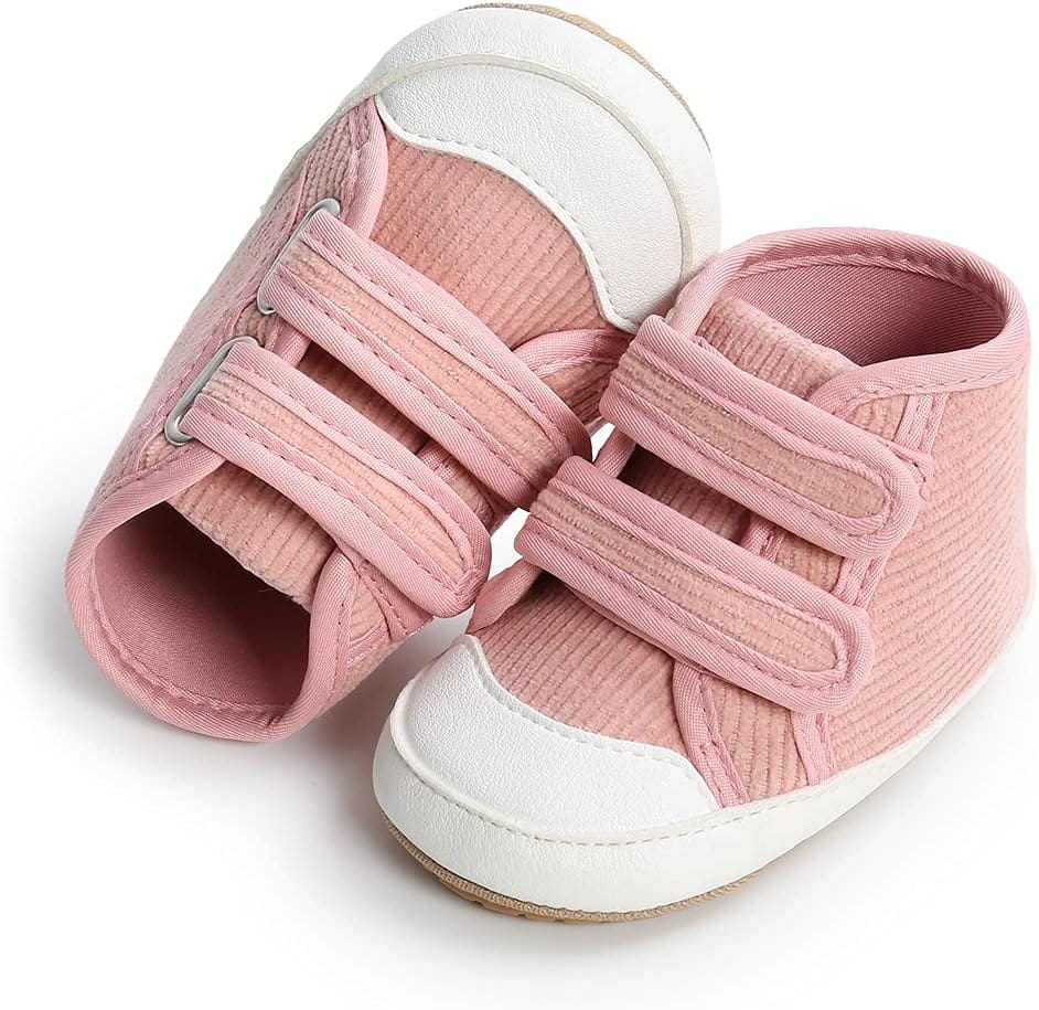 HsdsBebe Baby Boys Girls Pu Leather Hard Bottom Walking Sneakers Toddler Rubber Sole First Walkers Infant Cartoon Slippers Crib Shoes Xpress