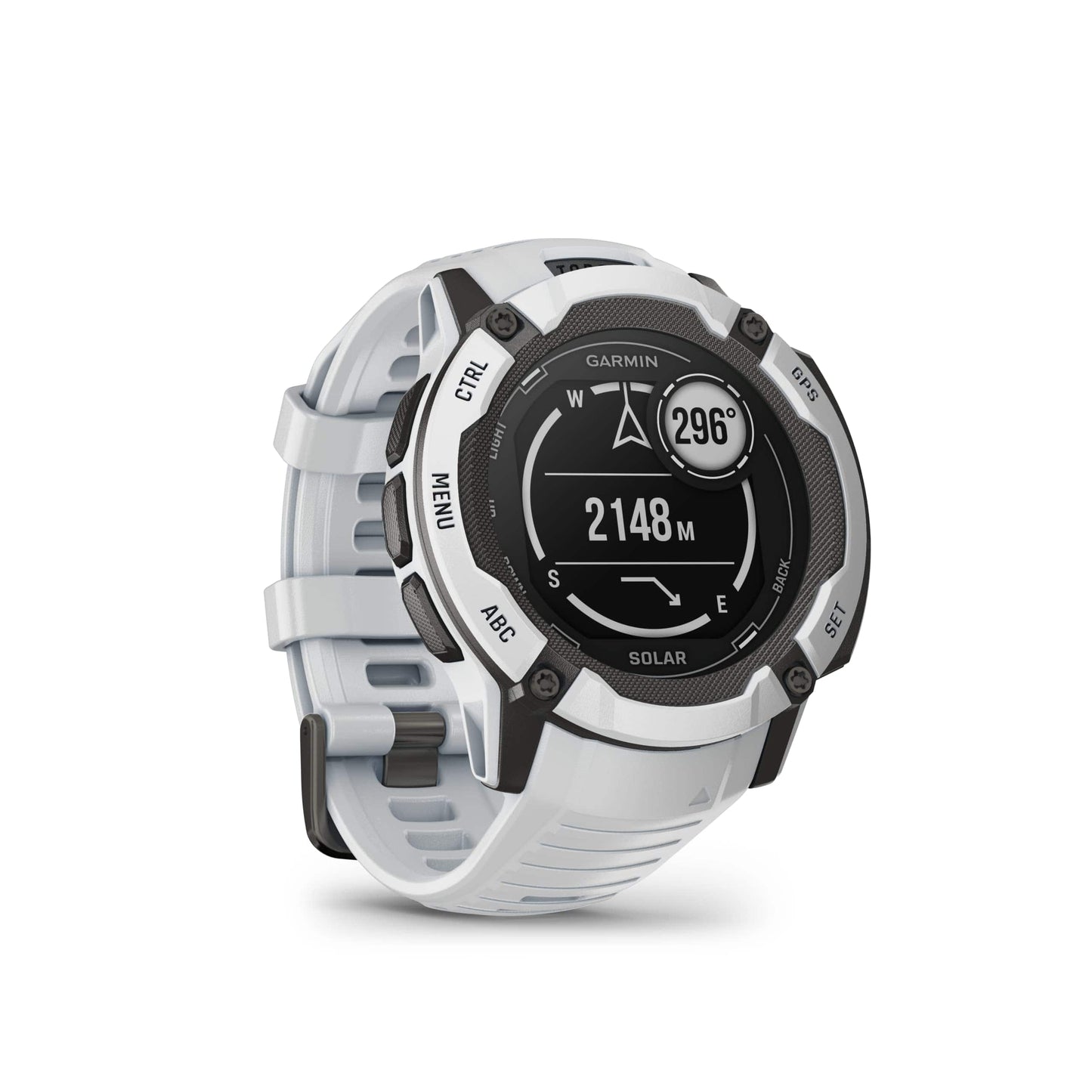 Garmin Instinct 2X Solar, reloj inteligente con GPS resistente, linterna incorporada, capacidad de carga solar, GNSS multibanda, musgo 