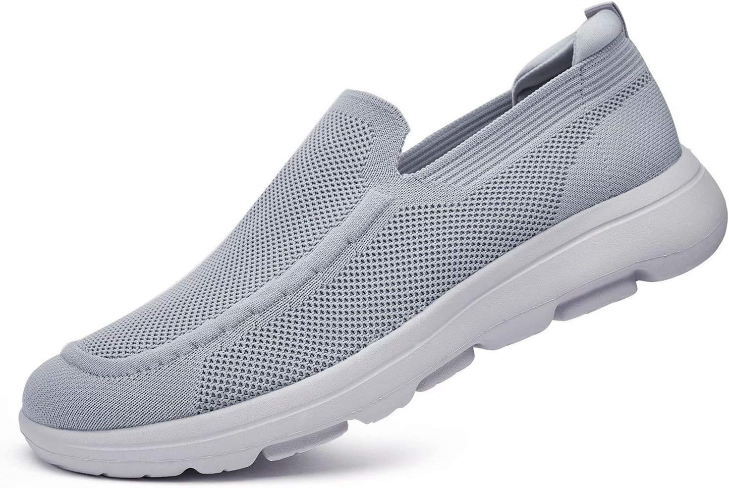 konhill Men's Breathable Walking Shoes - Tennis Casual Slip on Athletic Sneakers Xpress