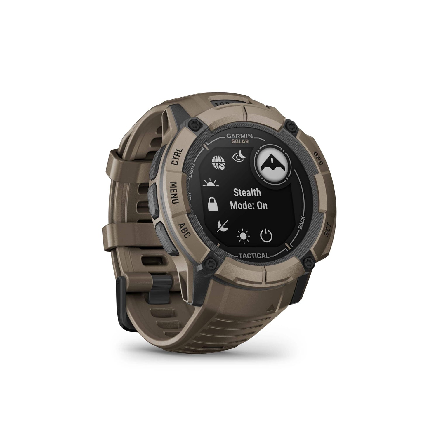 Garmin Instinct 2X Solar, montre intelligente GPS robuste, lampe de poche intégrée, capacité de charge solaire, GNSS multibande, mousse 