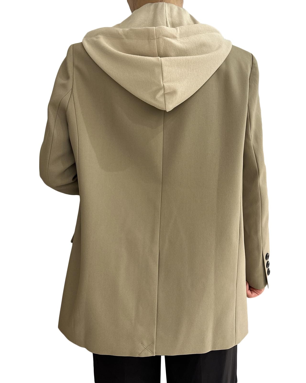 Mina – veste blazer surdimensionnée pour femmes, à capuche, nouvelle collection 2024, quatre saisons, grande taille, décontractée, ouverte sur le devant, costume de travail (XS-XXL) 