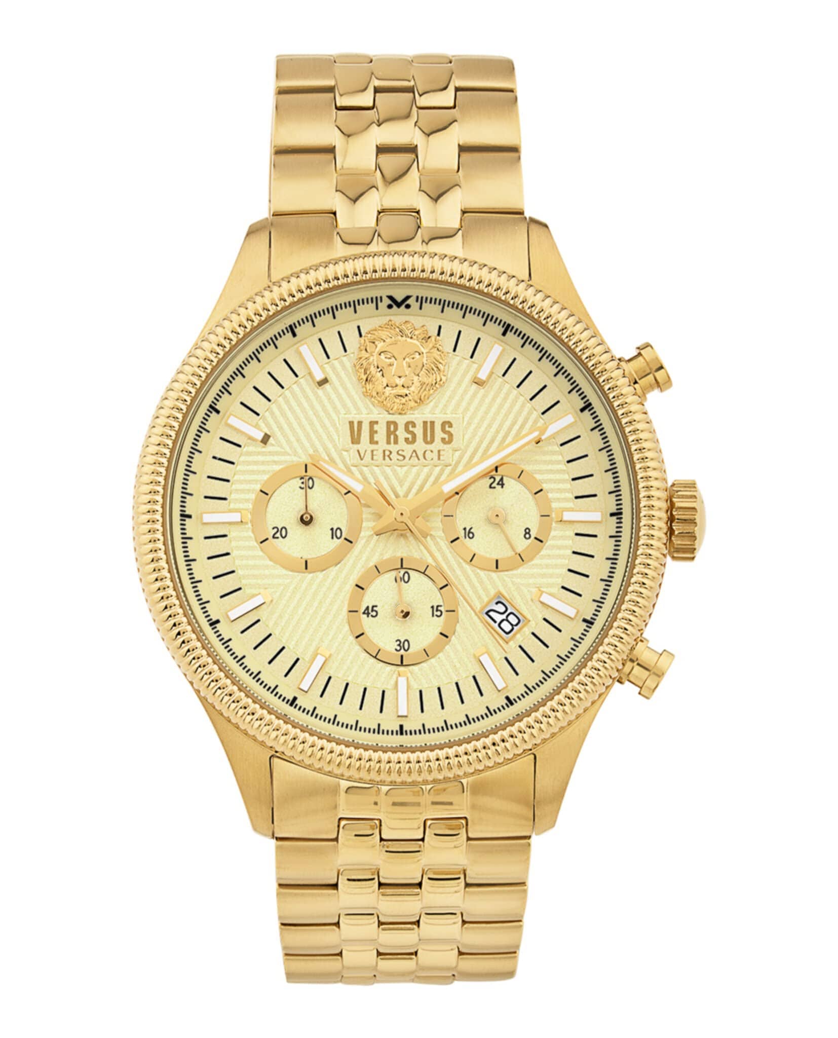 Versus Versace Colonne Chrono Collection Luxury Mens Watch Timepiece