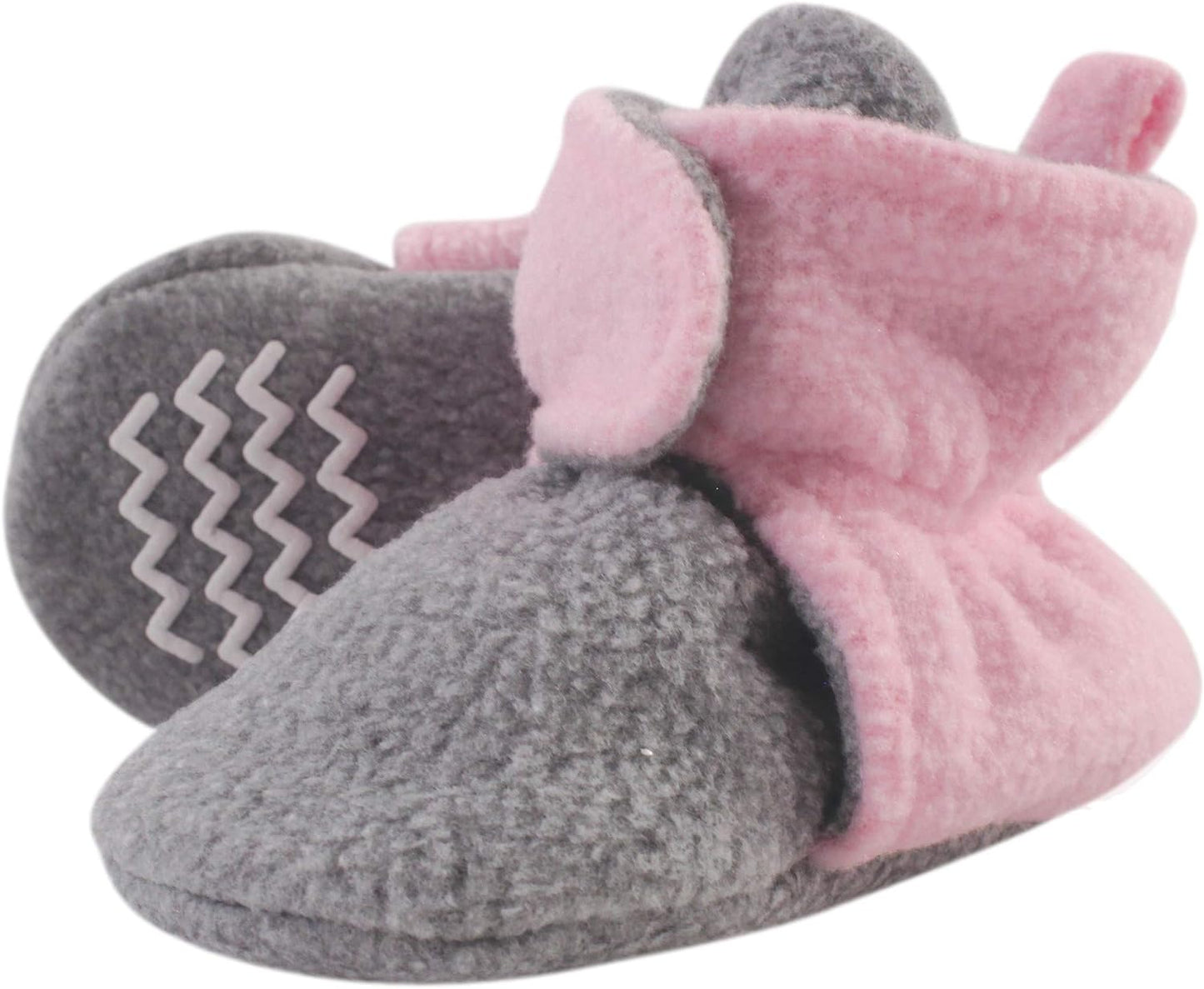 Hudson Baby Unisex-Child Cozy Fleece Booties Slipper Sock Xpress