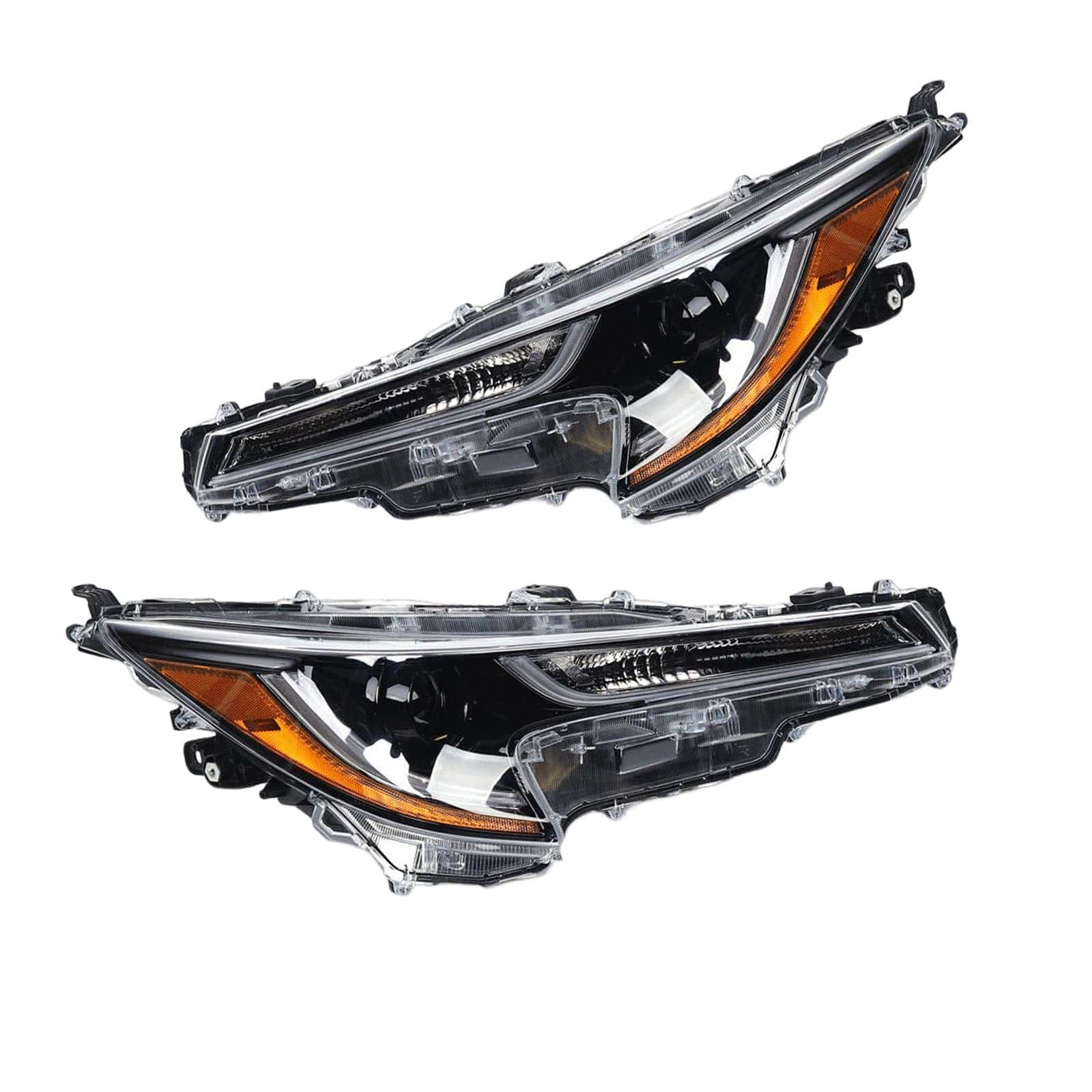 Pair LED Headlamps Passenger Right Side+Driver Left Side Compatible with Toyota Corolla L LE 2020 2021 LED Headlights HeadLamps TO2503286(Pair)