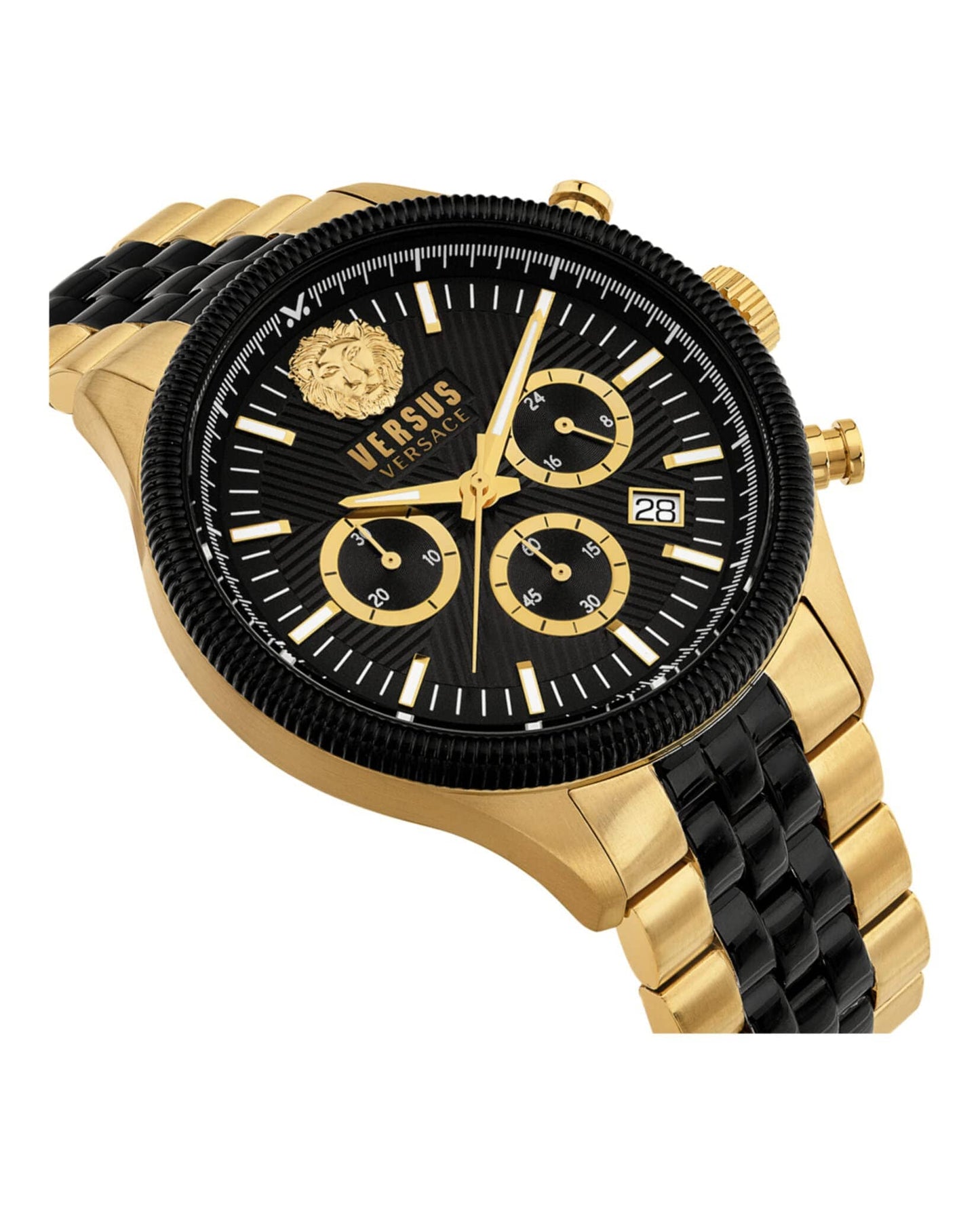 Versus Versace Colonne Chrono Collection Luxury Mens Watch Timepiece