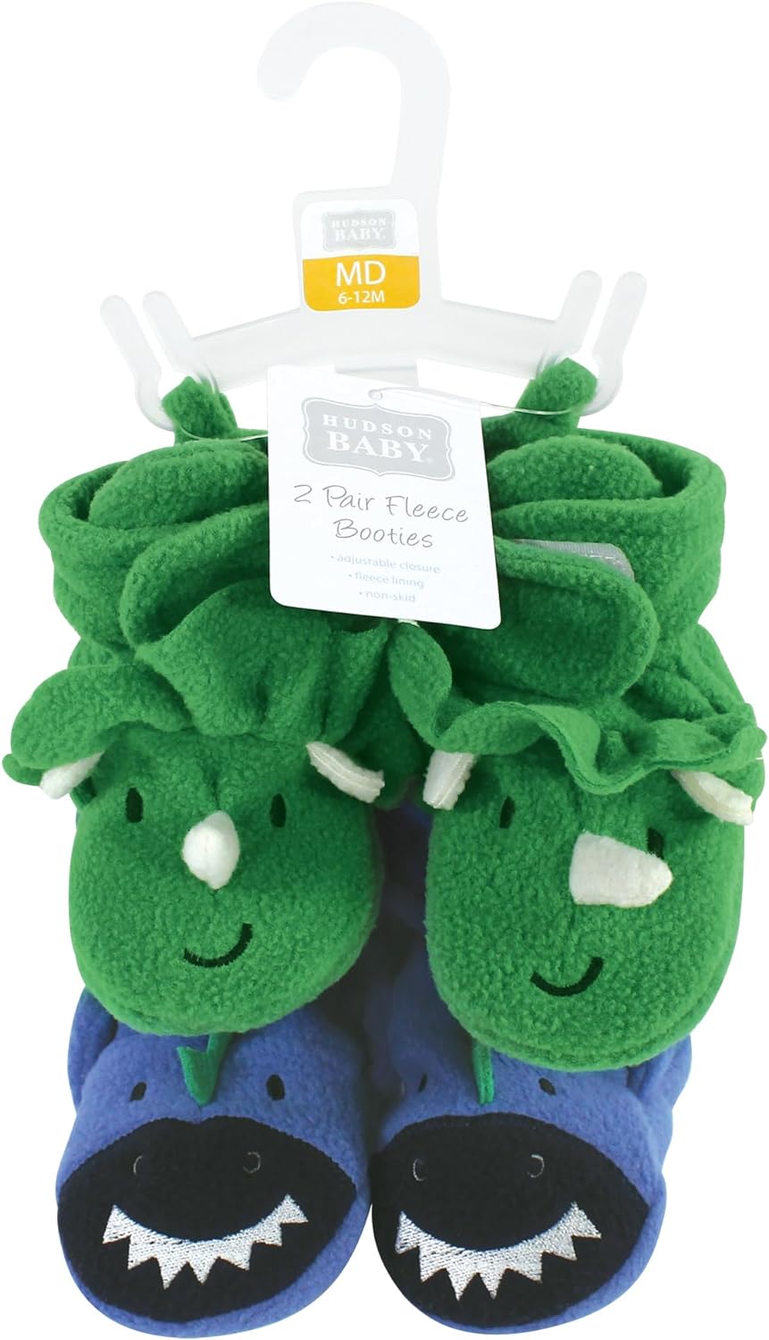 Hudson Baby Unisex-Child Cozy Fleece Booties Slipper Sock Xpress