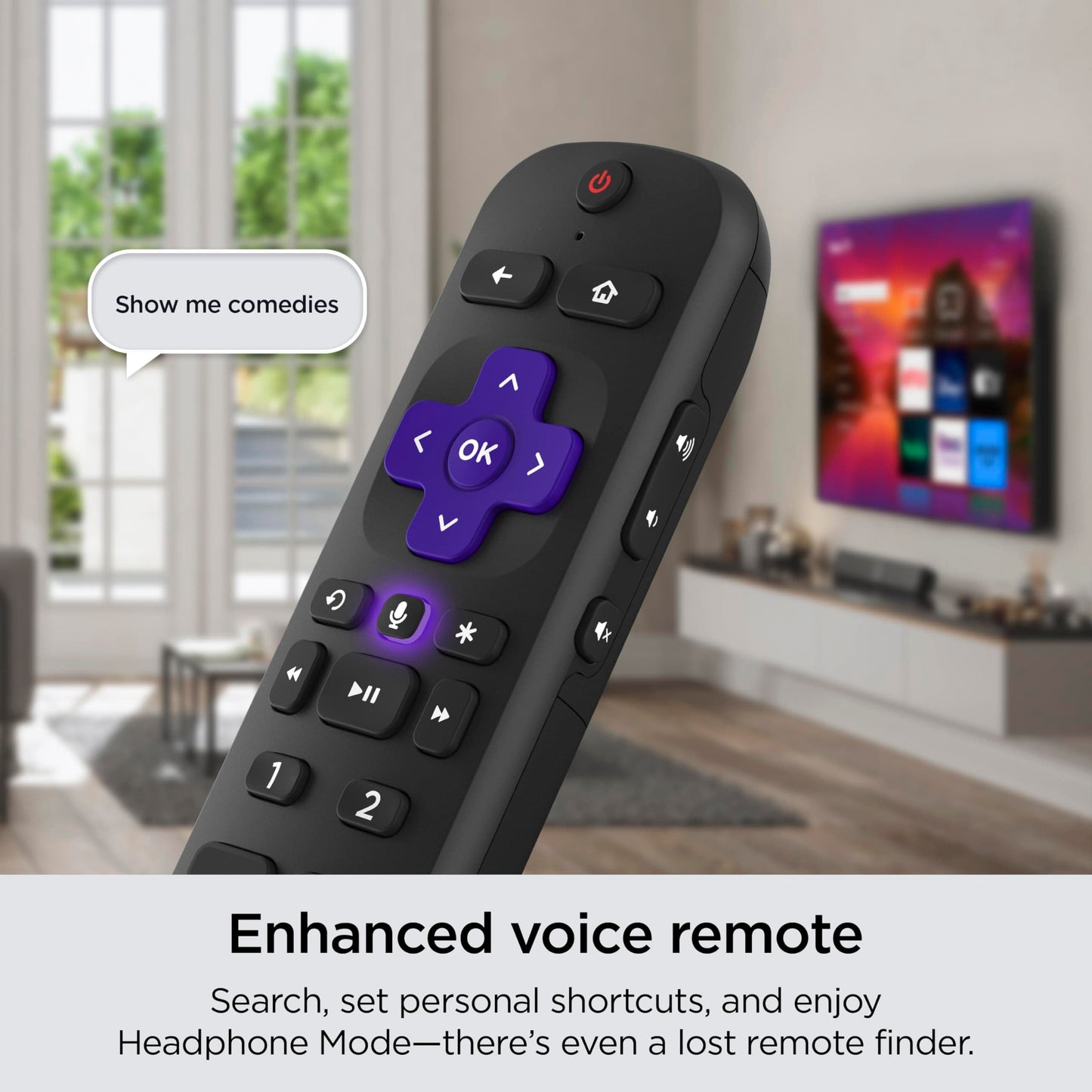 Roku 50" Select Series 4K HDR Smart RokuTV with Enhanced Voice Remote, Brilliant 4K Picture, Automatic Brightness, and Seamless Streaming