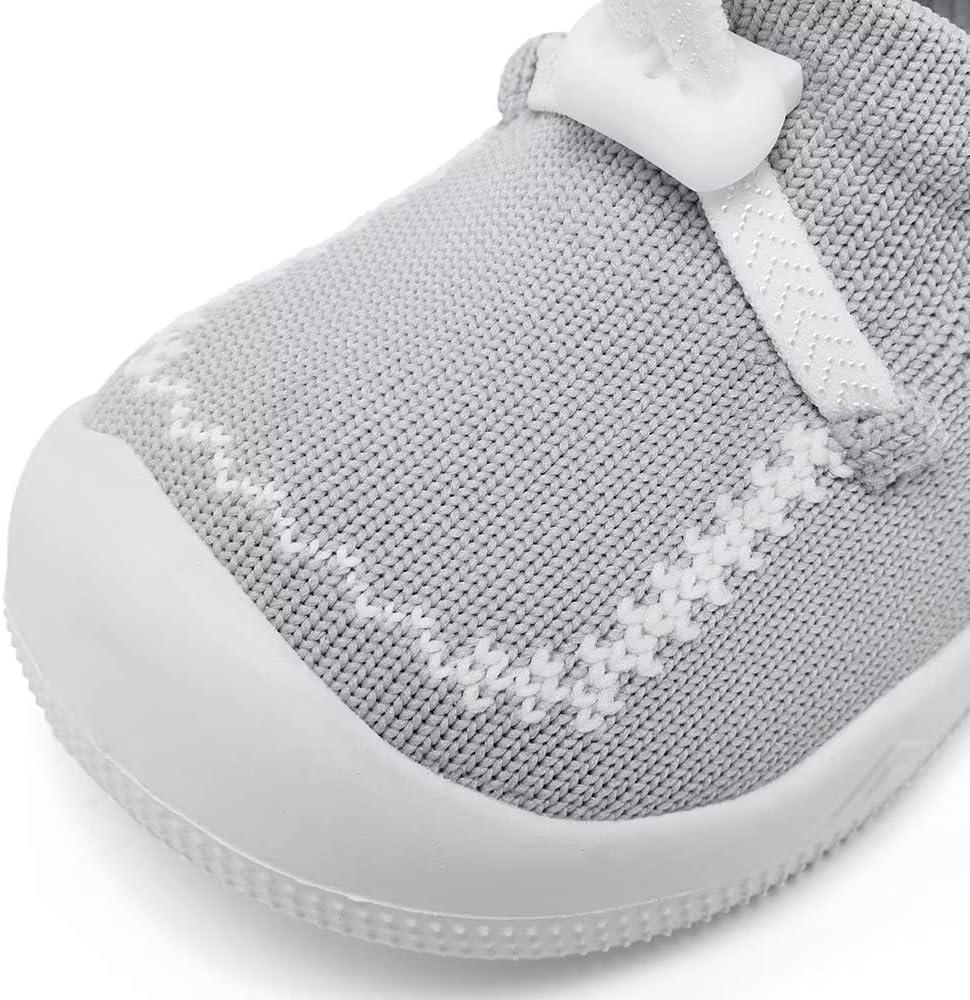 Eashi Baby Boy Girl Non-Skid Indoor Infant Walking Shoes Breathable Warm Elastic Sock Shoes with Memory Sole Protect Toes Outdoor Sneakers Xpress