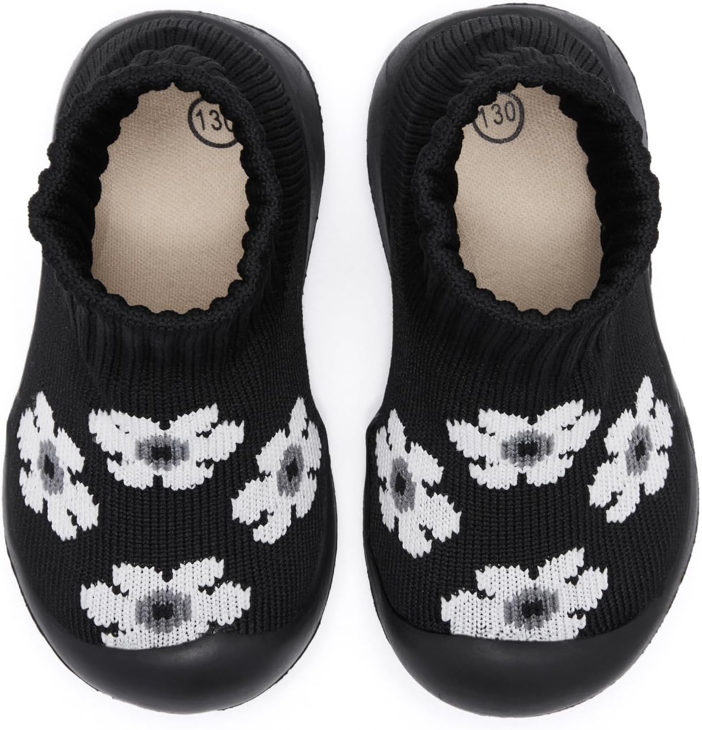 MORENDL Baby Sock Shoes Toddler Walking Shoes Infant Non-Slip Slippers Boys & Girls Slip On Sneakers Xpress