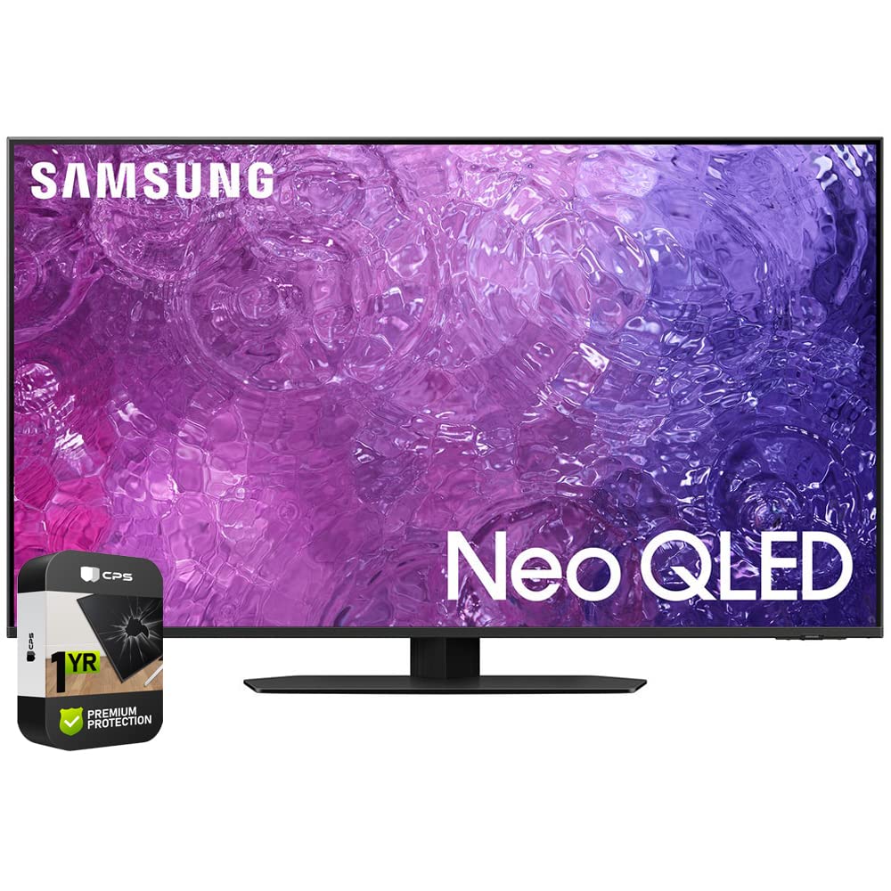 Samsung QN43QN90CAFXZA Paquete Neo QLED 4K Smart TV 2023 de 43 pulgadas con paquete de protección mejorada CPS de 1 año