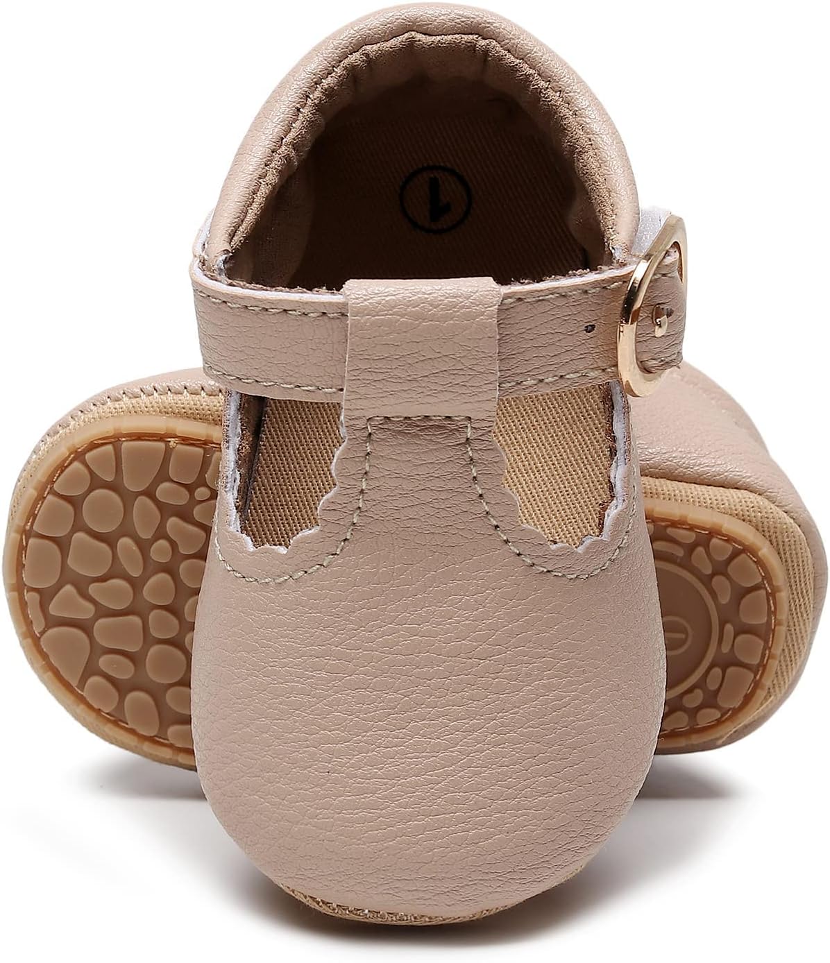 HONGTEYA Infant Baby Girls Mary Jane Flats Non Slip for Toddler First Walkers Soft Sole PU Leather Crib Shoes Sneaker Wedding Party Christmas Princess Dress Shoes Baby Moccasins Girls Xpress