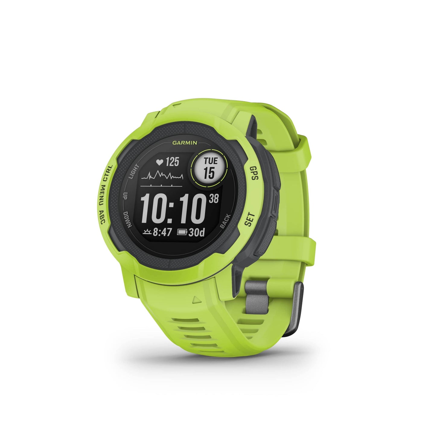 Garmin Instinct 2 Solar, édition tactique, montre d'extérieur GPS, capacités de charge solaire, prise en charge multi-GNSS, routage Tracback, noir 