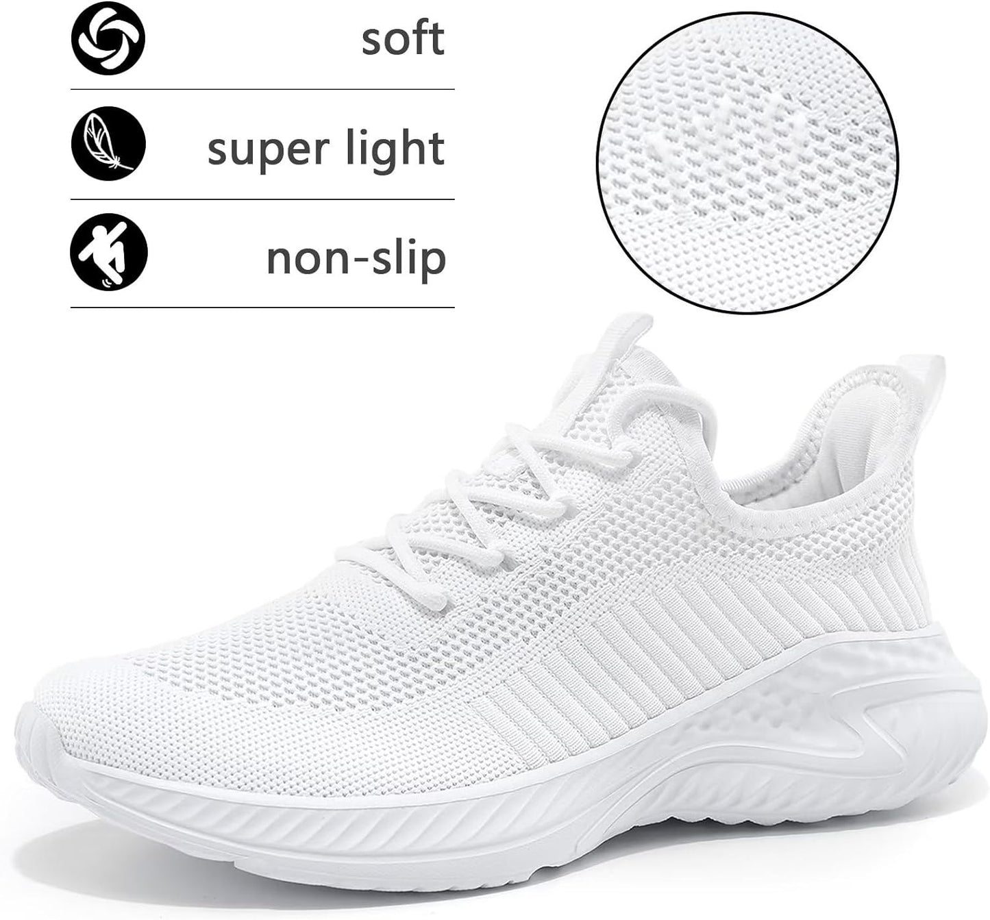 Men's Walking Shoes Lightweight Casual Working Jogging Outdoor Shoe Fashion Sports Athletic Shoes Xpress