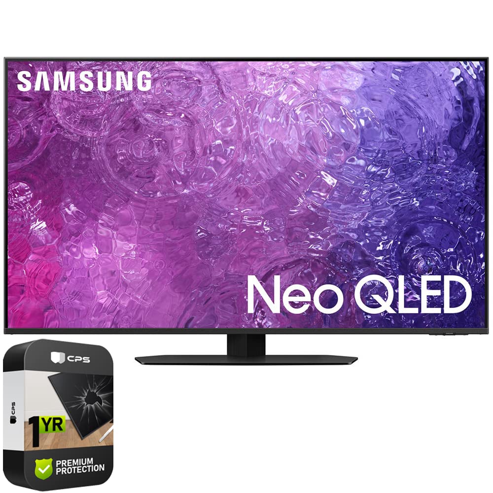 Samsung QN43QN90CAFXZA Paquete Neo QLED 4K Smart TV 2023 de 43 pulgadas con paquete de protección mejorada CPS de 1 año