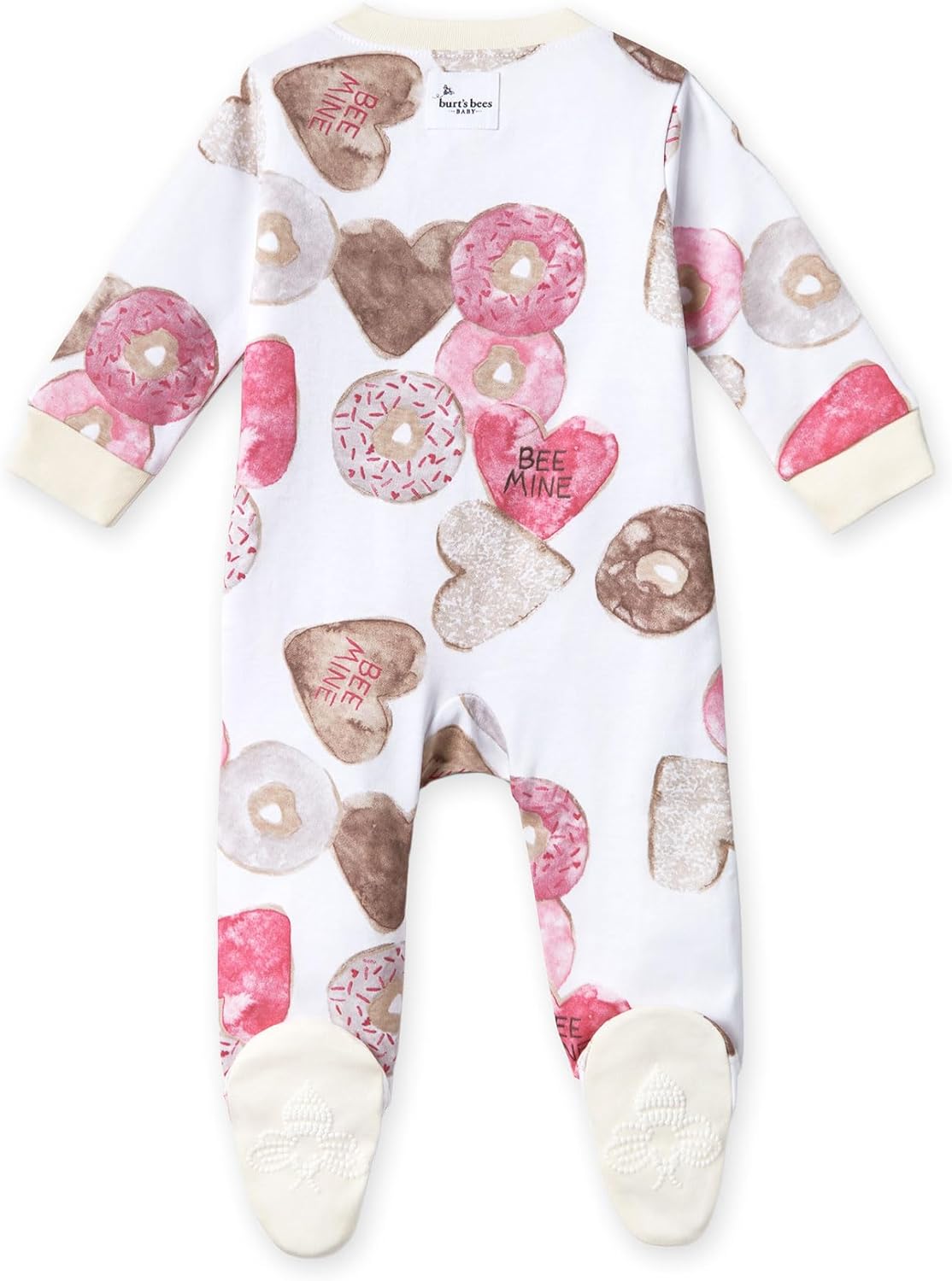 Burt's Bees Baby Baby Girls' Sleep and Play Pajamas, 100% Organic Cotton One-Piece Romper Jumpsuit Zip Front Pjs Xpress