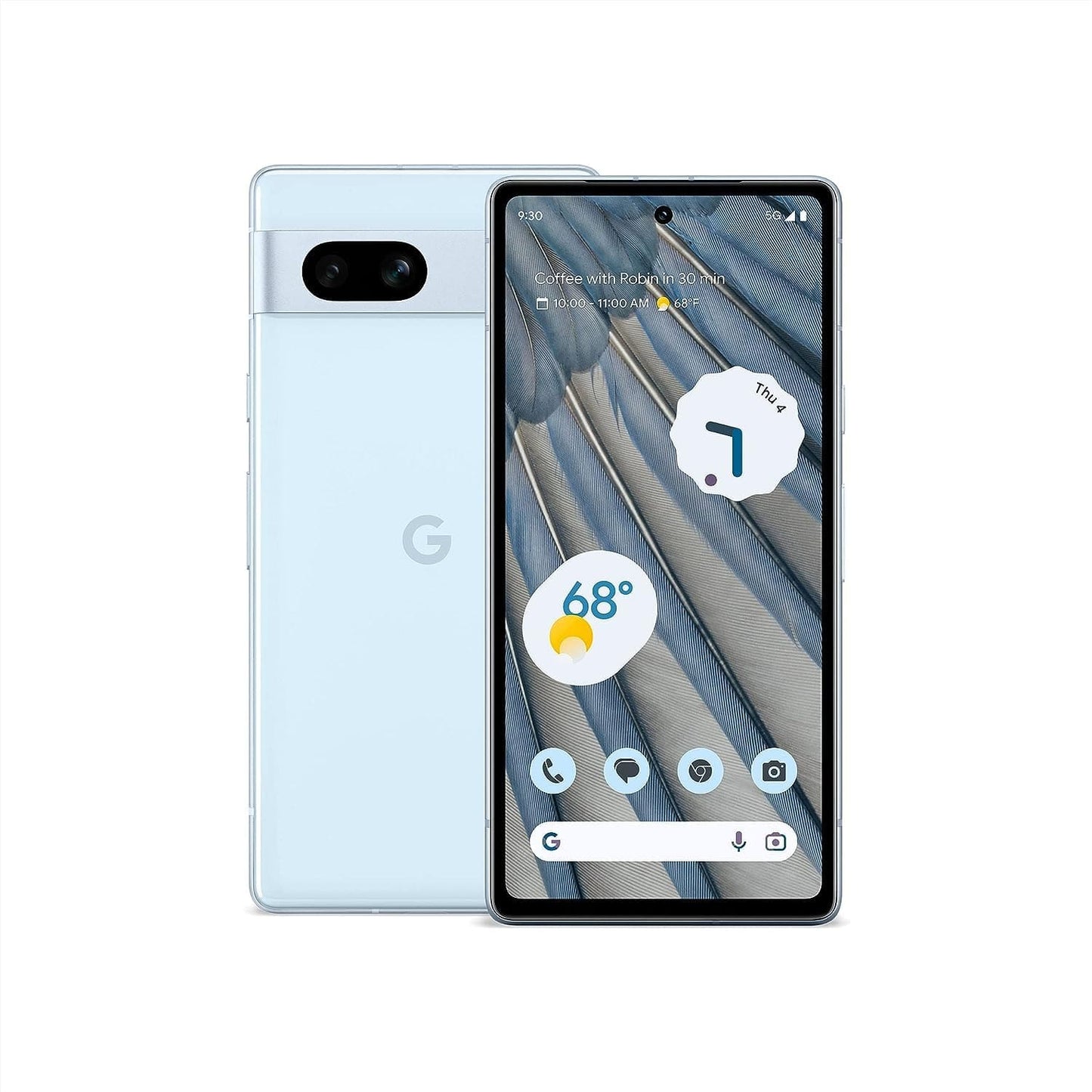 Google Pixel 7a - Celular Android desbloqueado con lente gran angular y batería de 24 horas - 128 GB - Nieve 