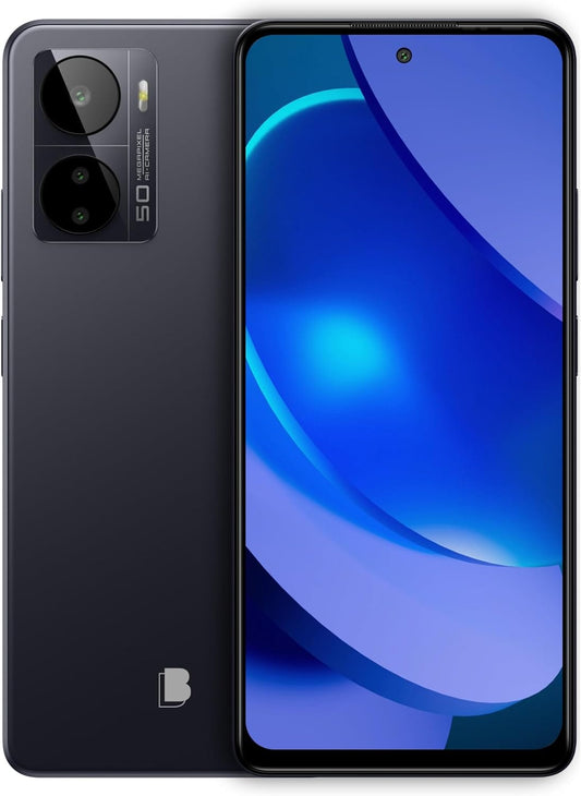 BLU G93 | 2023 | 3-Day Battery | Unlocked | 6.8” HD+ Infinity Display | 128/6GB | Triple 50MP Camera | US Version | US Warranty | Black