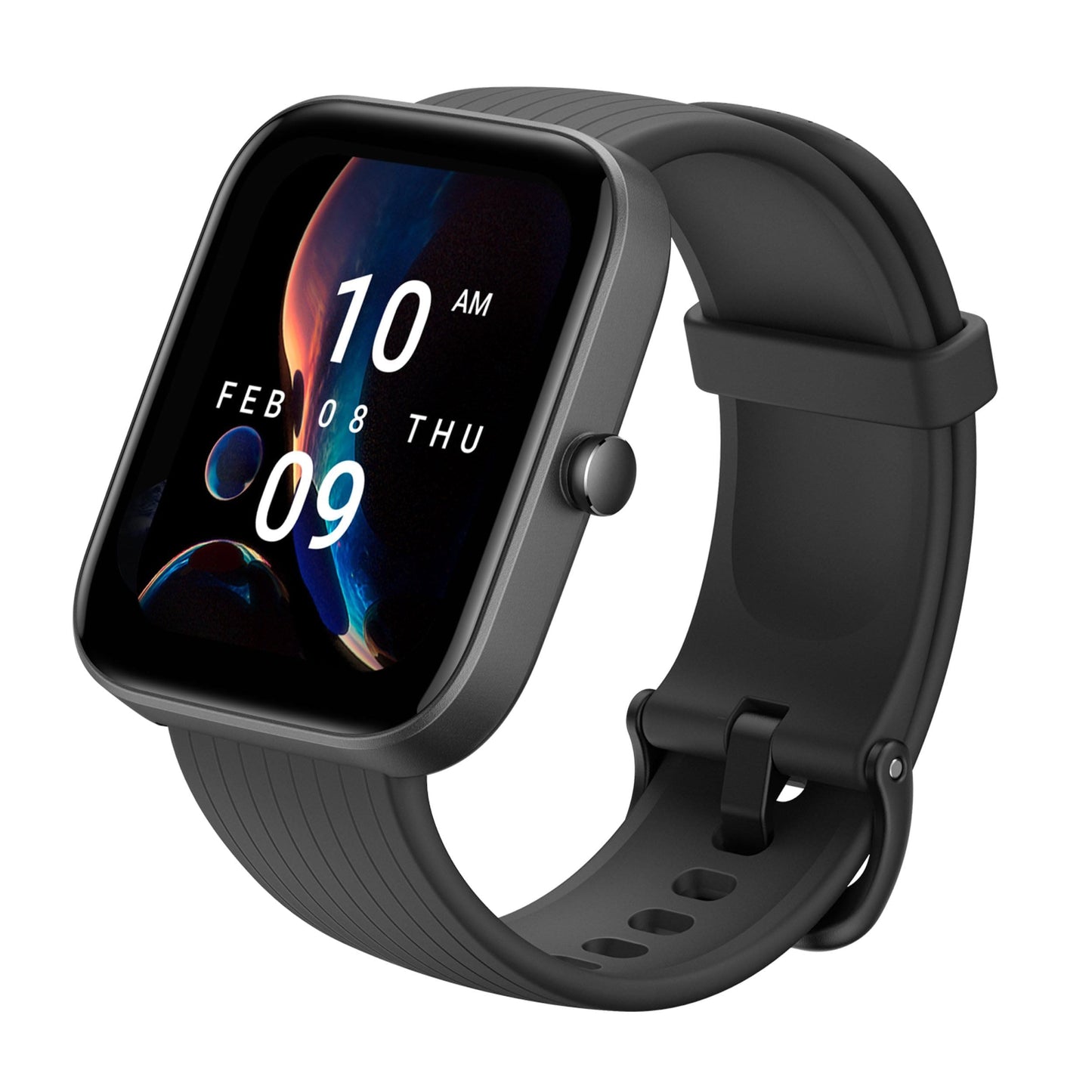 Reloj inteligente Amazfit Bip 5, GPS, llamadas Bluetooth, batería de 10 días, pantalla ultragrande, seguimiento de pasos, monitorización de frecuencia cardíaca y VO2 máx., monitorización de sueño y salud, Alexa integrada, aplicación AI Fitness (negro) 