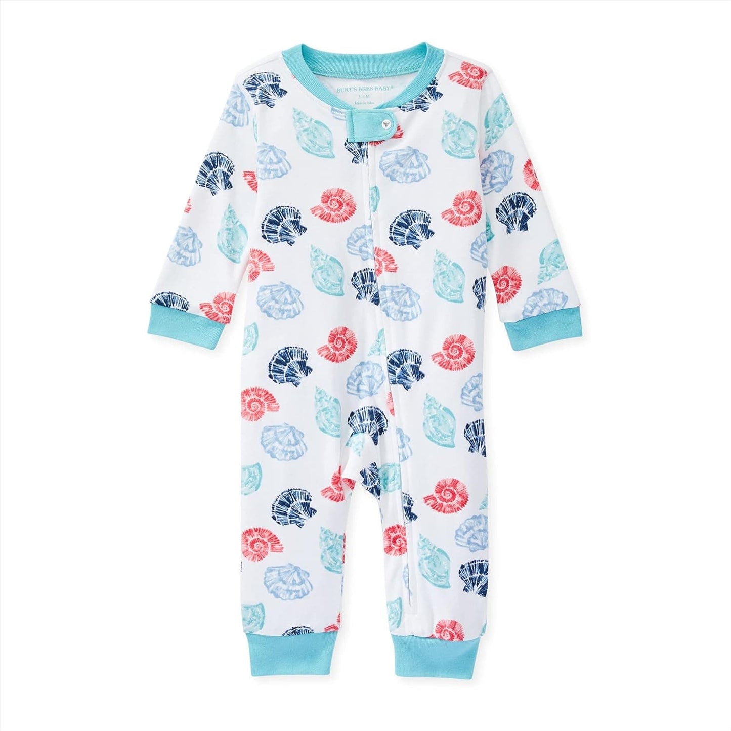 Burt's Bees Baby Baby Girls' Sleep and Play Pajamas, 100% Organic Cotton One-Piece Romper Jumpsuit Zip Front Pjs Xpress