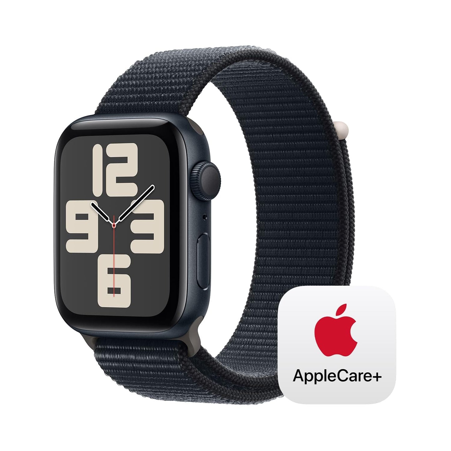 Apple Watch SE (2e génération) [GPS 40 mm] Montre intelligente avec boîtier en aluminium minuit et bracelet sport minuit S/M. Suivi de la condition physique et du sommeil, détection des accidents, moniteur de fréquence cardiaque 