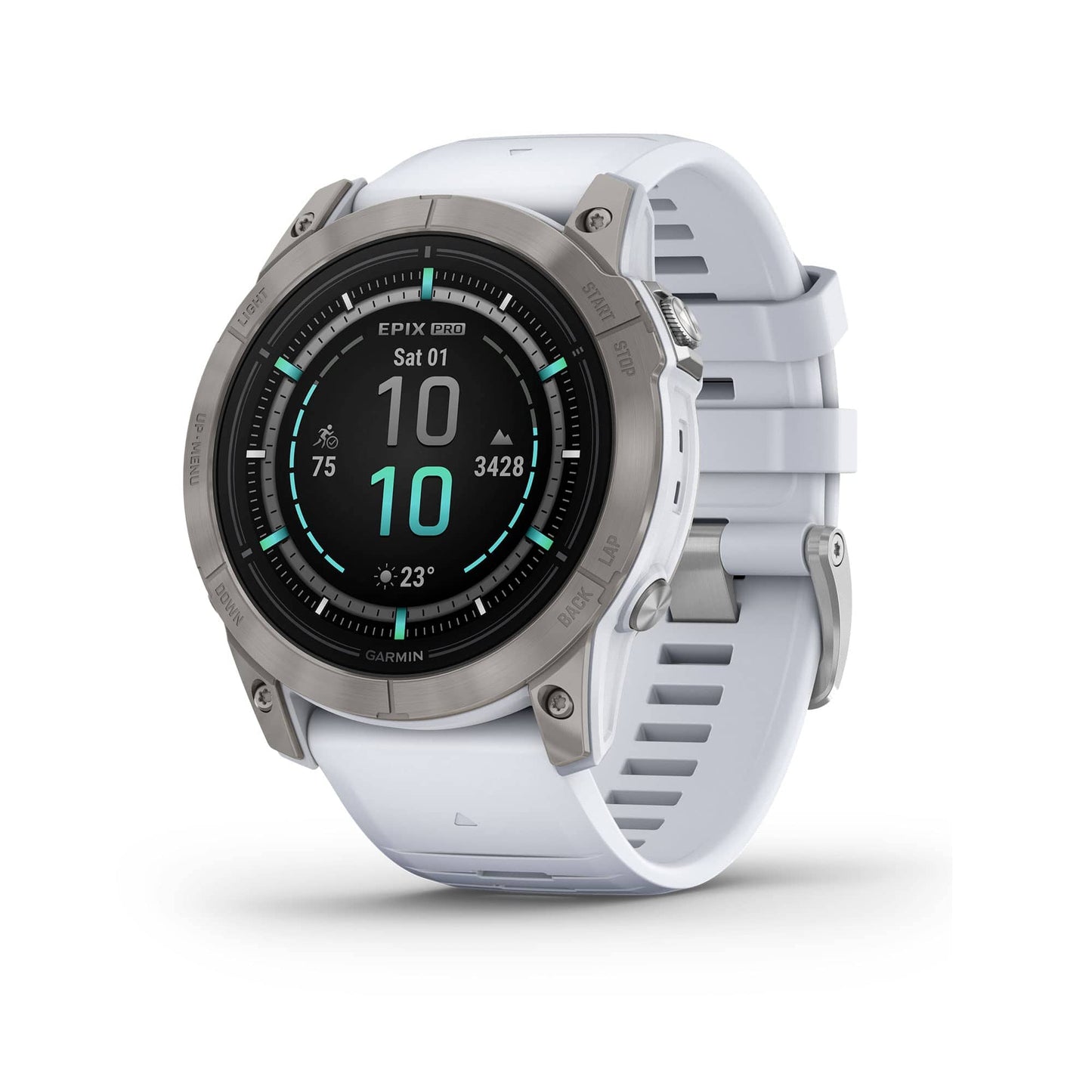 Garmin epix Pro (Gen 2) Sapphire Edition, 51 mm, reloj inteligente de alto rendimiento, tecnología de entrenamiento avanzada, linterna incorporada, negro 