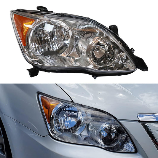 Headlight Assembly Fit For Toyota Avalon 2008 2009 2010 XL/XLS/Limited/Touring Sedan 3.5L, Headlamp Replace OE Number 81110-07093, Front Passenger Right Side