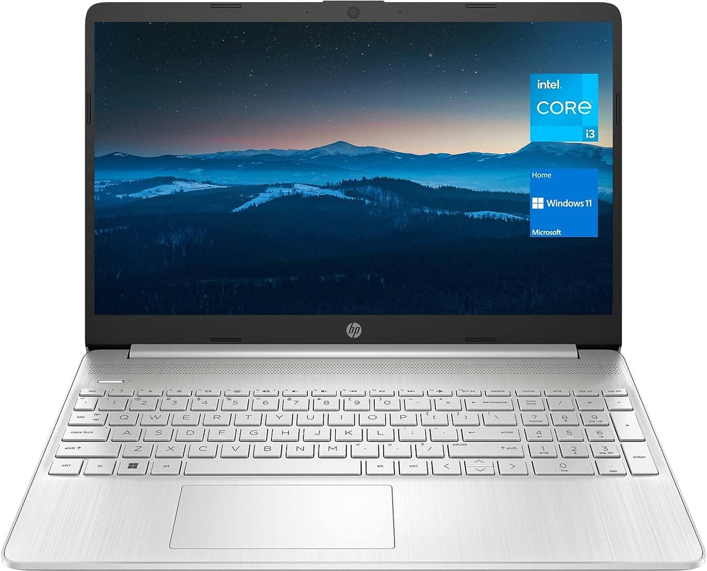 HP Notebook Laptop, 15.6" HD Touchscreen, Intel Core i3-1115G4 Processor, 32GB RAM, 1TB PCIe SSD, Webcam, Type-C, HDMI, SD Card Reader, Wi-Fi, Windows 11 Home, Silver Xpress