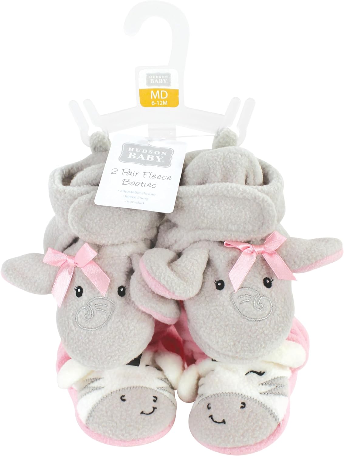 Hudson Baby Unisex-Child Cozy Fleece Booties Slipper Sock Xpress