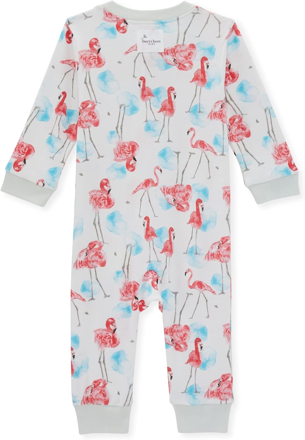 Burt's Bees Baby Baby Girls' Sleep and Play Pajamas, 100% Organic Cotton One-Piece Romper Jumpsuit Zip Front Pjs Xpress