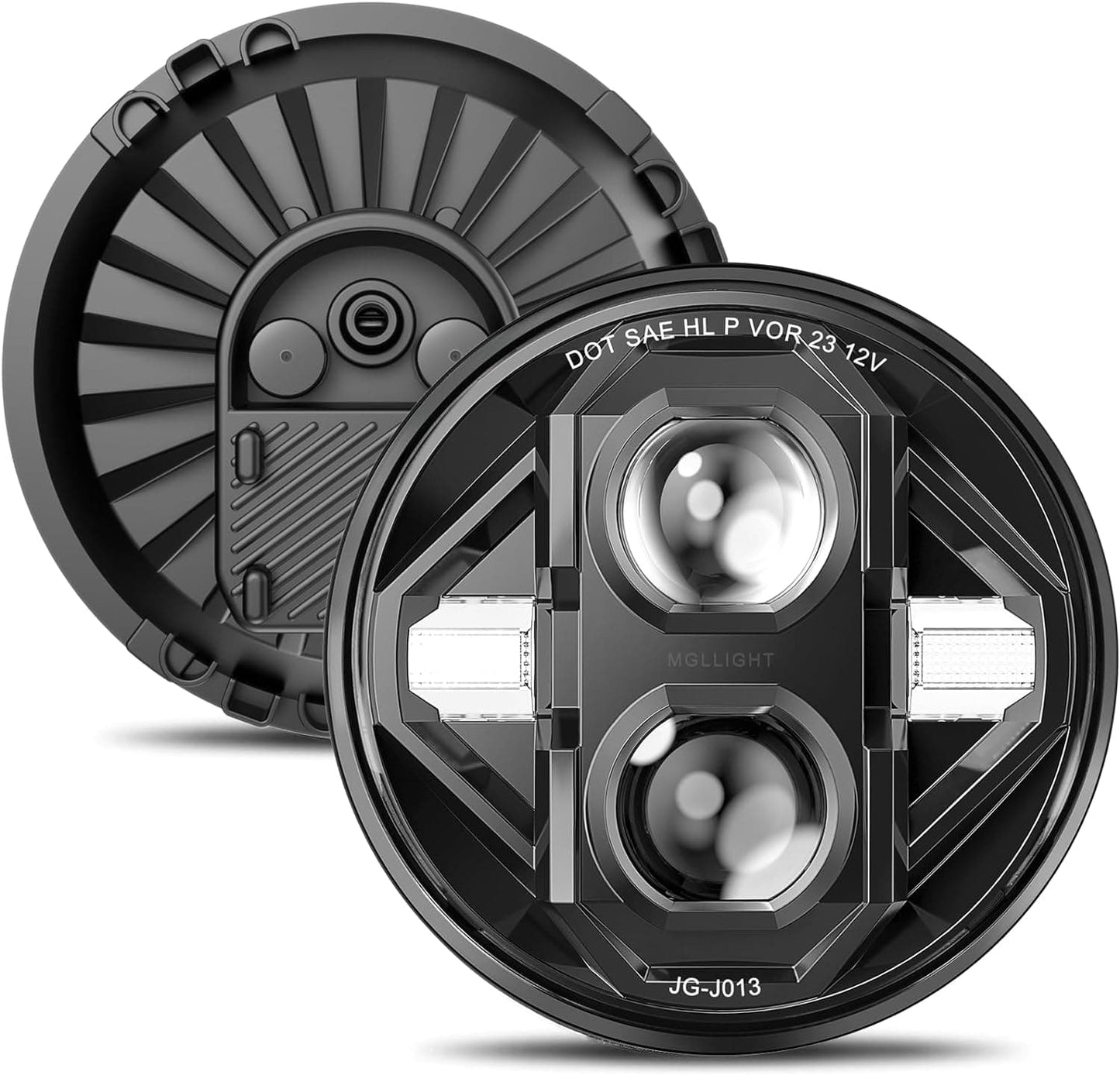 2024 Nuevos faros delanteros LED de 7 pulgadas Aprobados por DOT Antideslumbrante 1000% de brillo H6024 Faros delanteros LED Plug&amp;Play, compatibles con Wrangler JK JKU TJ LJ Línea de corte de haz Z 