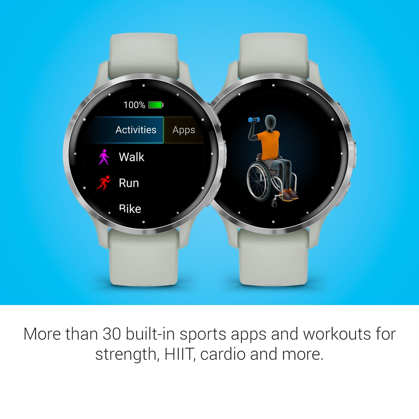 Garmin Venu 3, montre intelligente GPS avec écran AMOLED, noir | Fonctionnalités avancées de santé et de remise en forme, autonomie de la batterie jusqu'à 14 jours, surveillance de l'énergie de la batterie corporelle avec Signature Power Bundle 