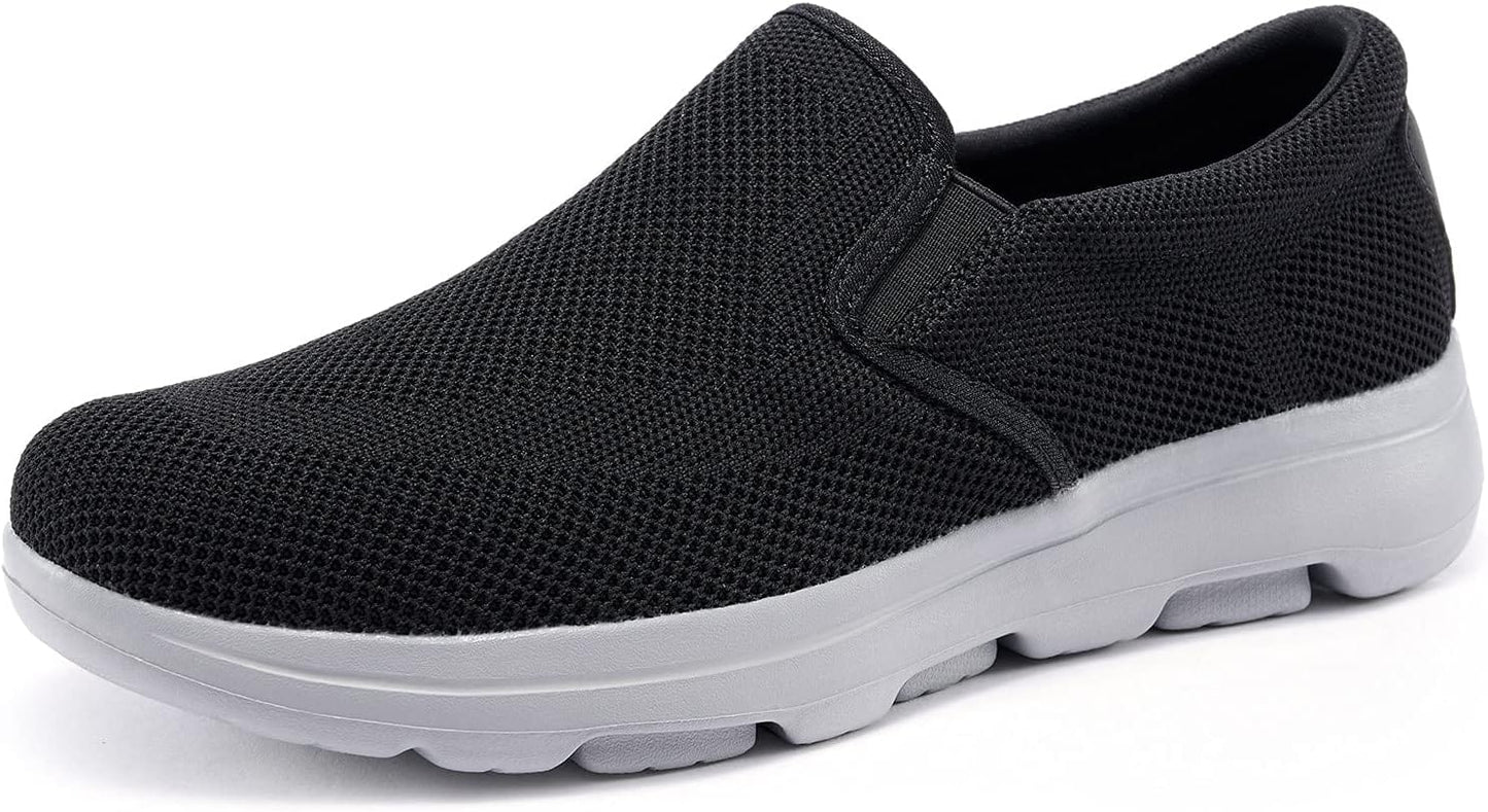 TIOSEBON Men's Mesh Slip On Walking Shoes Loafers-Comfortable Lightweight Work Drving Tennis Shoes Xpress