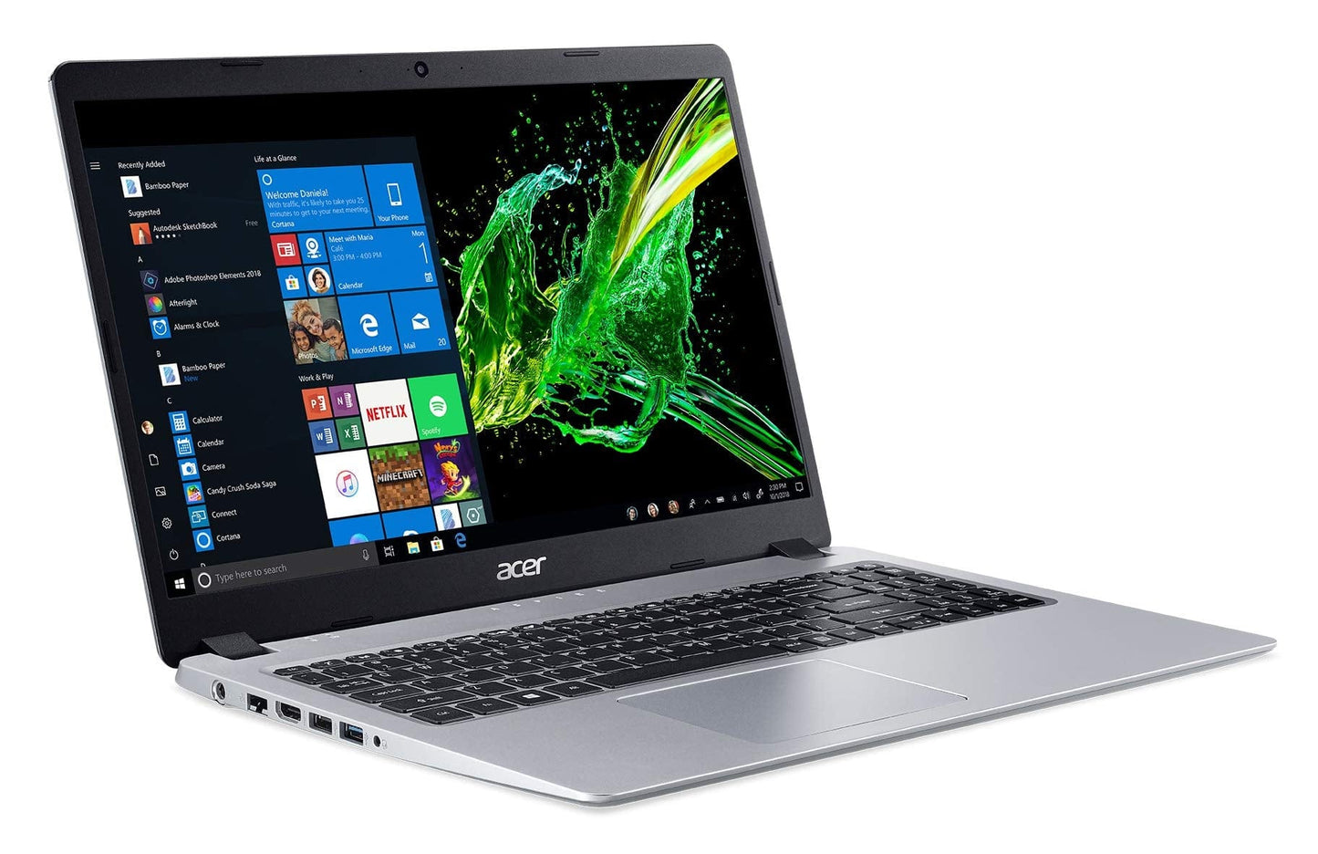 Acer Aspire 3 A315-24P-R7VH Slim Laptop | 15.6" Full HD IPS Display | AMD Ryzen 3 7320U Quad-Core Processor | AMD Radeon Graphics | 8GB LPDDR5 | 128GB NVMe SSD | Wi-Fi 6 | Windows 11 Home in S Mode